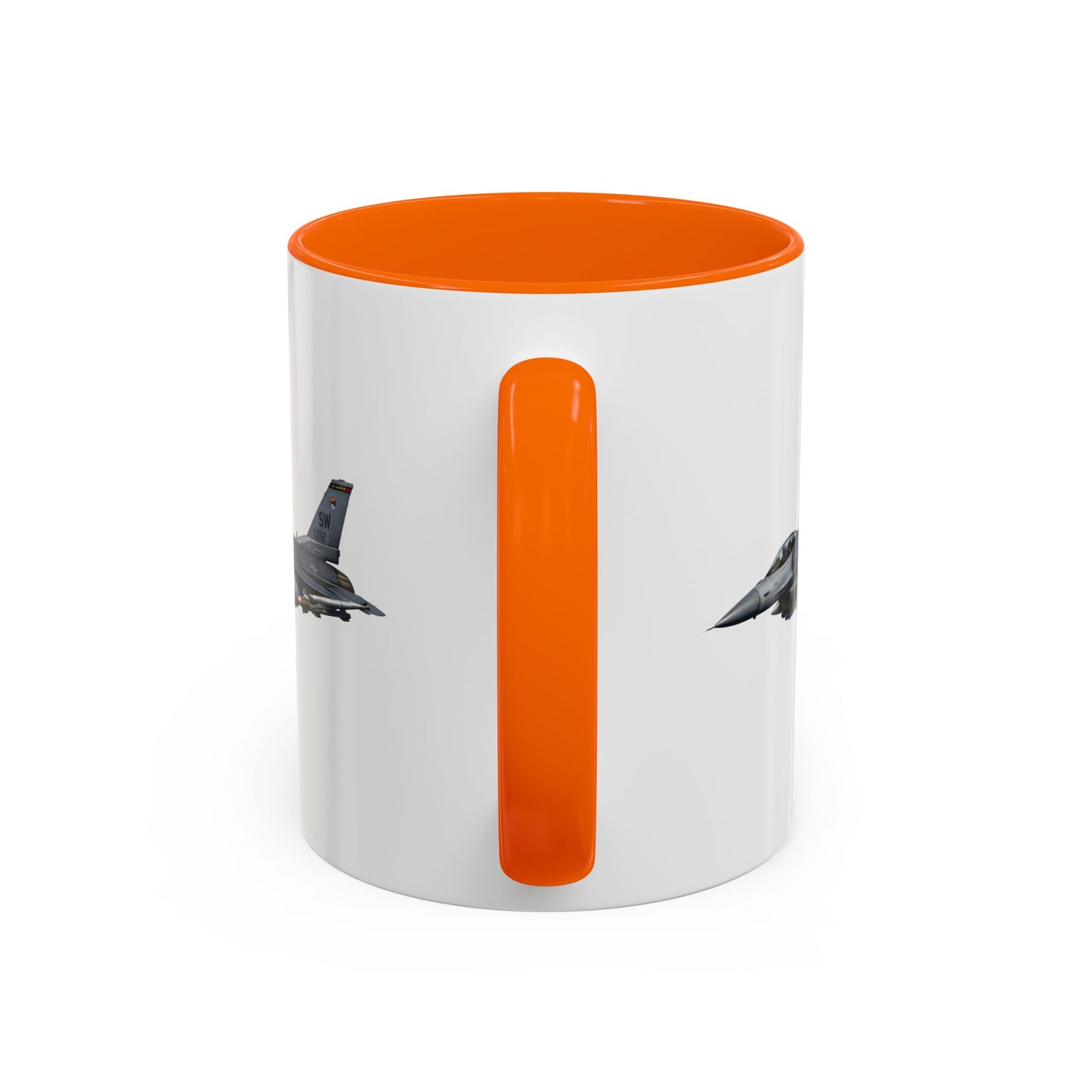Accent Coffee Mug (11oz & 15oz) - USAF - F-16 Fighting Falcon wo txt X 300