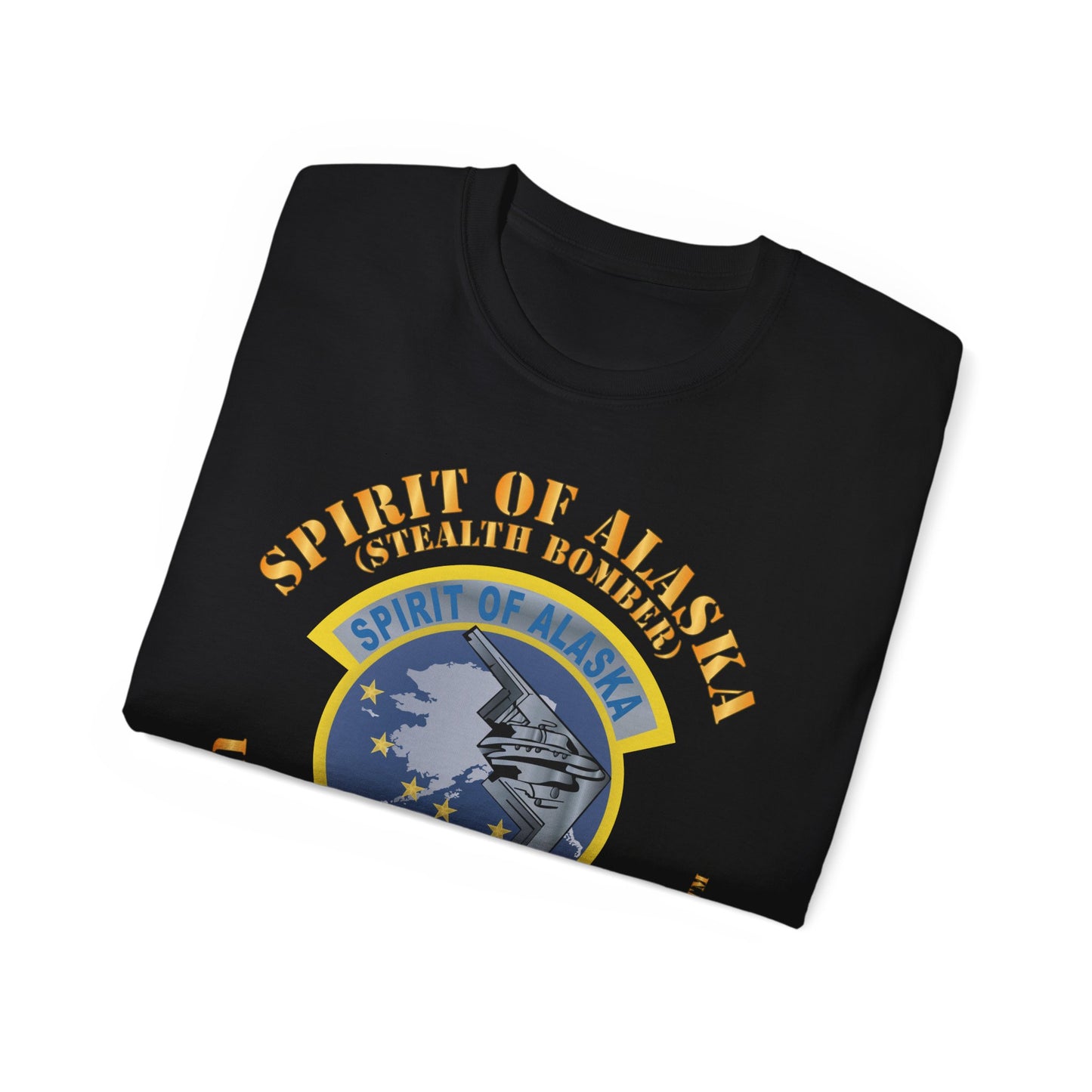 Unisex Ultra Cotton Tee - USAF - B2 - Spirit of Alaska - Stealth Bomber X 300
