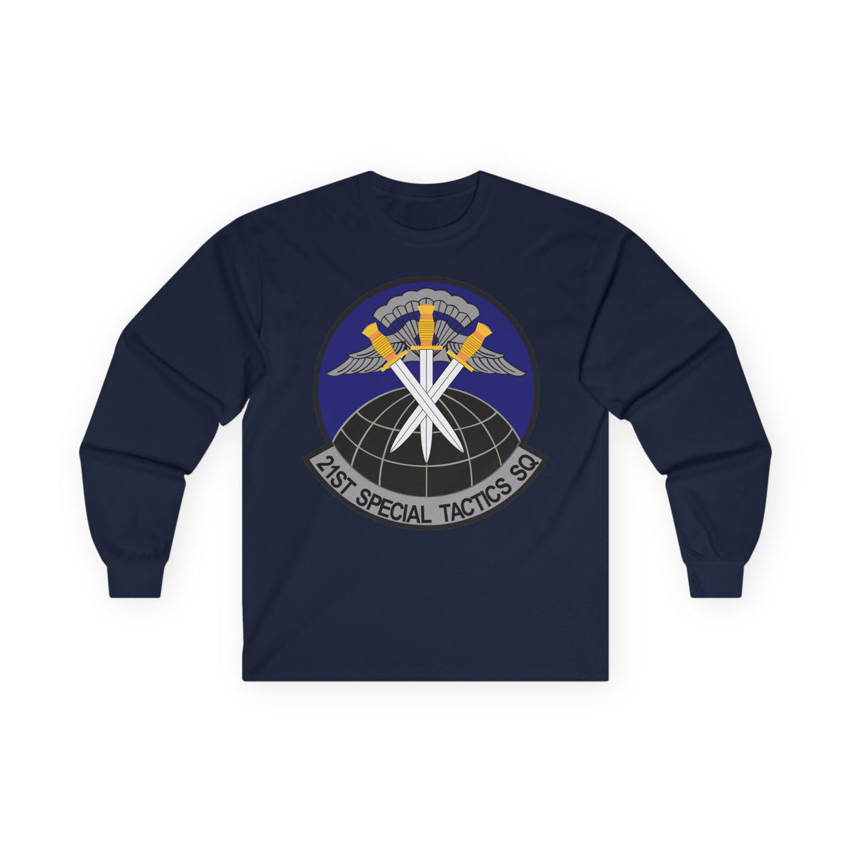 Unisex Ultra Cotton Long Sleeve Tee - USAF - 21st Special Tactics Squadron wo Txt