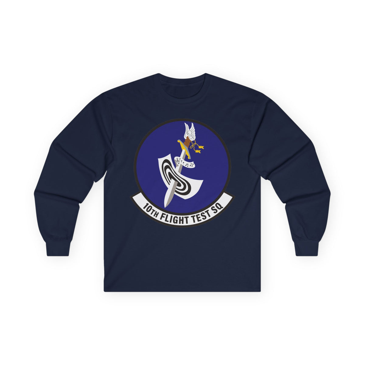 Unisex Ultra Cotton Long Sleeve Tee - USAF - 10th Flight Test Squadron wo txt