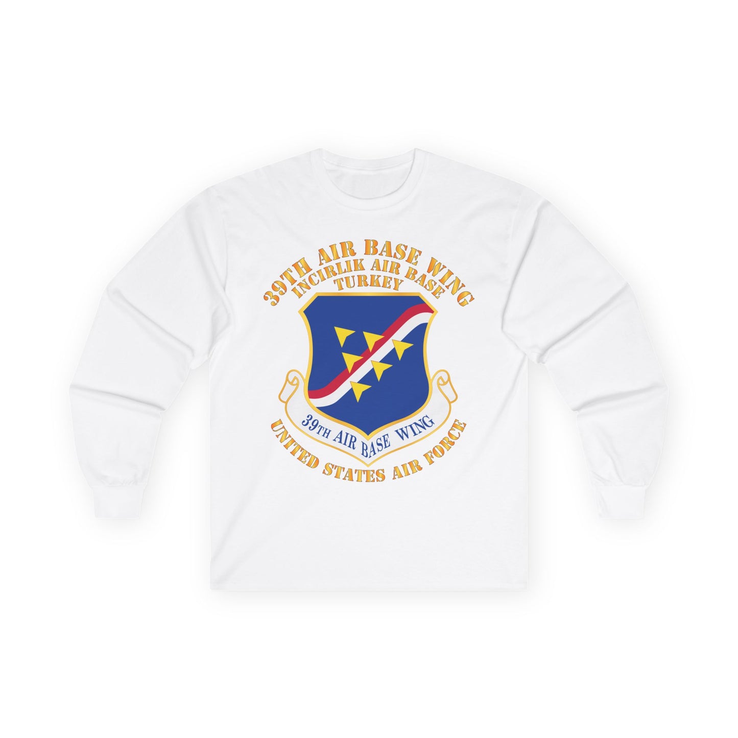 Unisex Ultra Cotton Long Sleeve Tee - USAF - 39th Airbase Wing - 3rd AF - Incirlik Air Base - Turkey