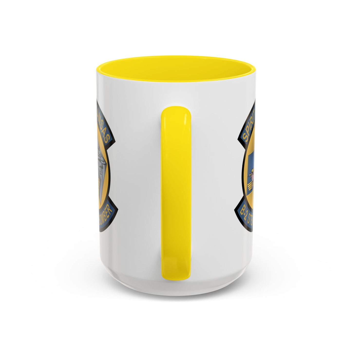 Accent Coffee Mug (11oz & 15oz) - USAF - B2 - Spirit of Kansas - Stealth Bomber wo txt X 300