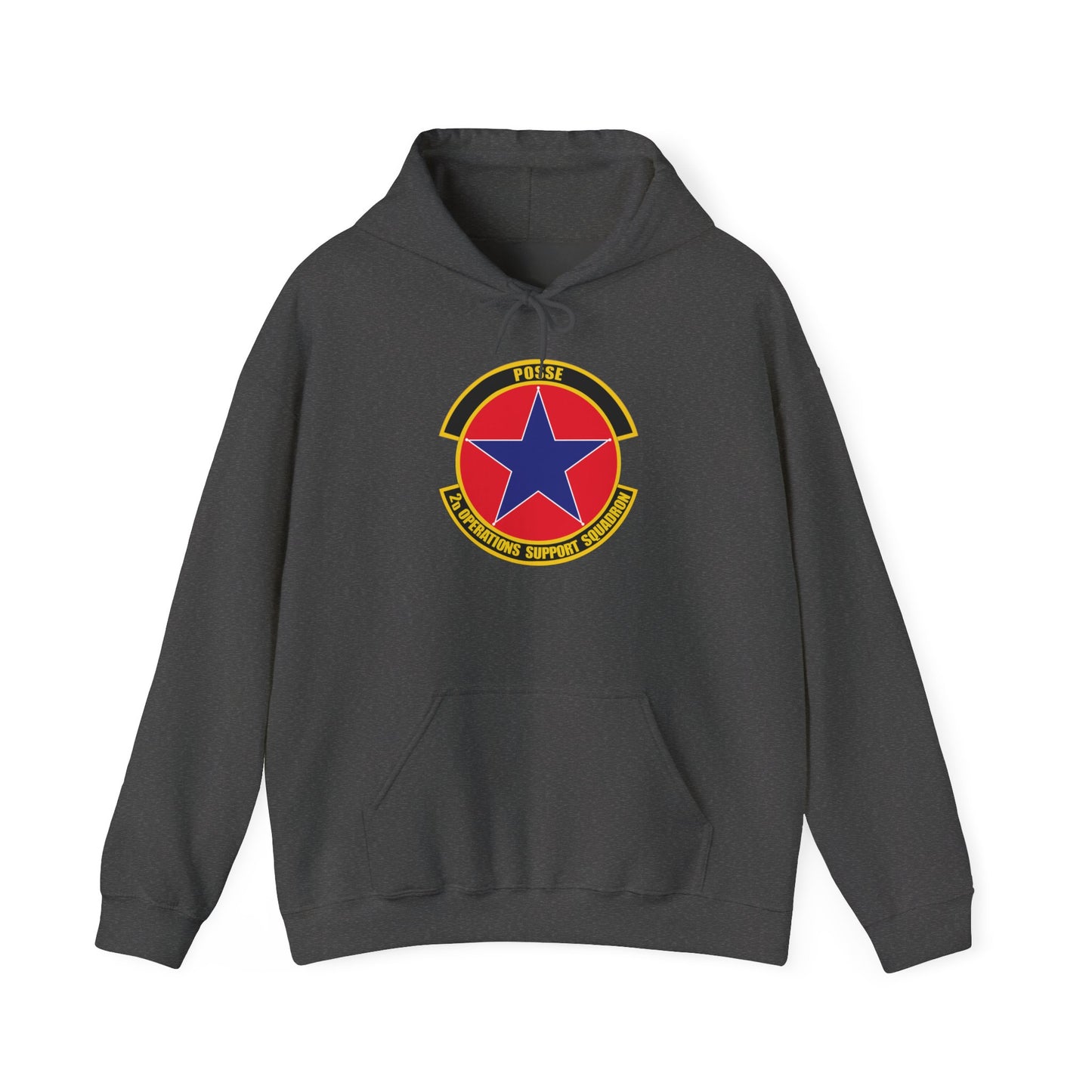 Unisex Heavy Blend Hooded Sweatshirt - USAF - 2nd Operations Support Squadron wo txt