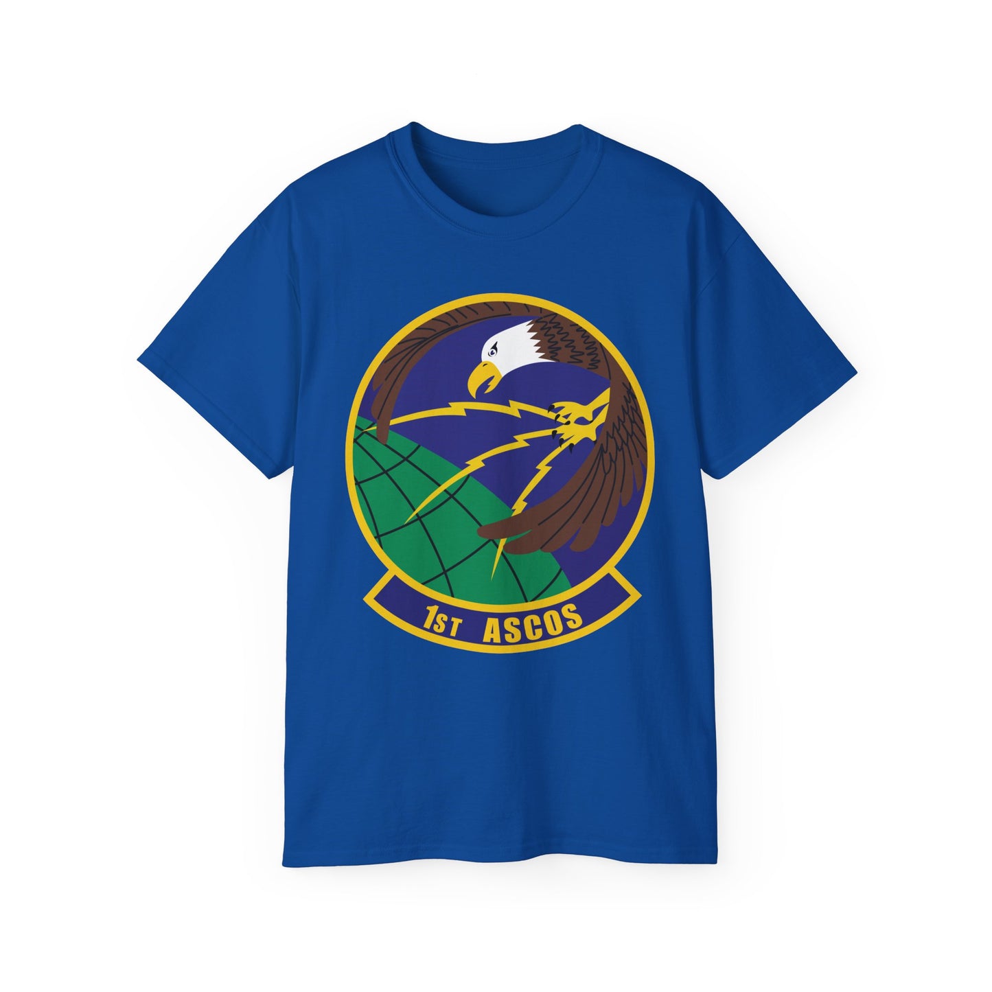 Unisex Ultra Cotton Tee - USAF - 1st Air & Space Communications Operations Sq wo txt X 300