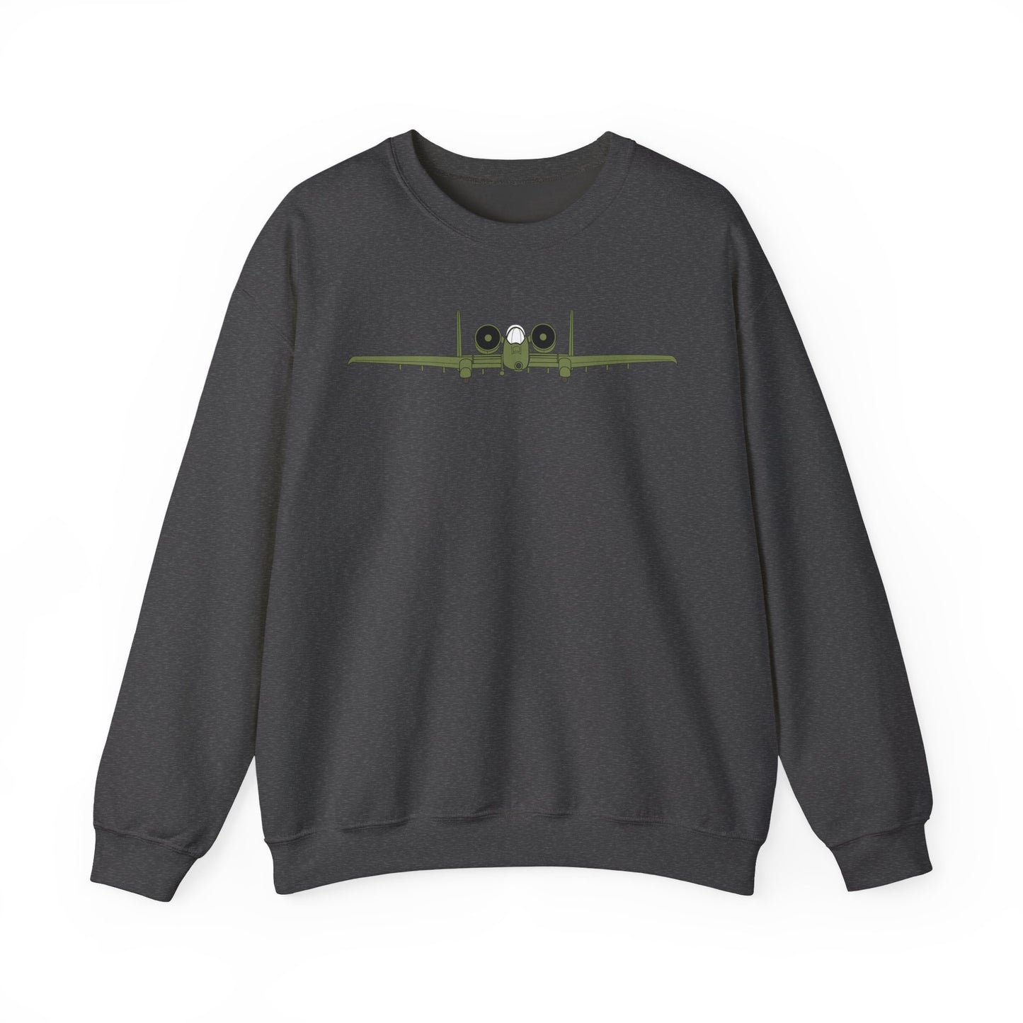 Crewneck Sweatshirt - Aircraft - USAF - A-10 Thunderbolt II - Front X 300