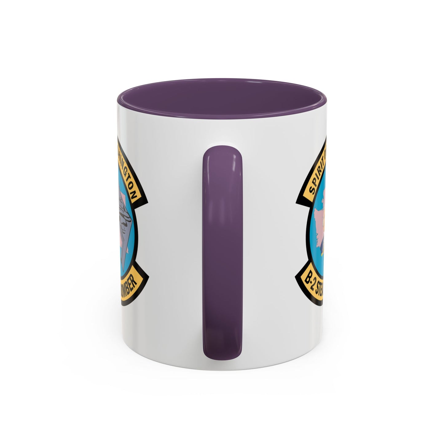 Accent Coffee Mug (11oz & 15oz) - USAF - B2 - Spirit of Washington - Stealth Bomber wo txt X 300