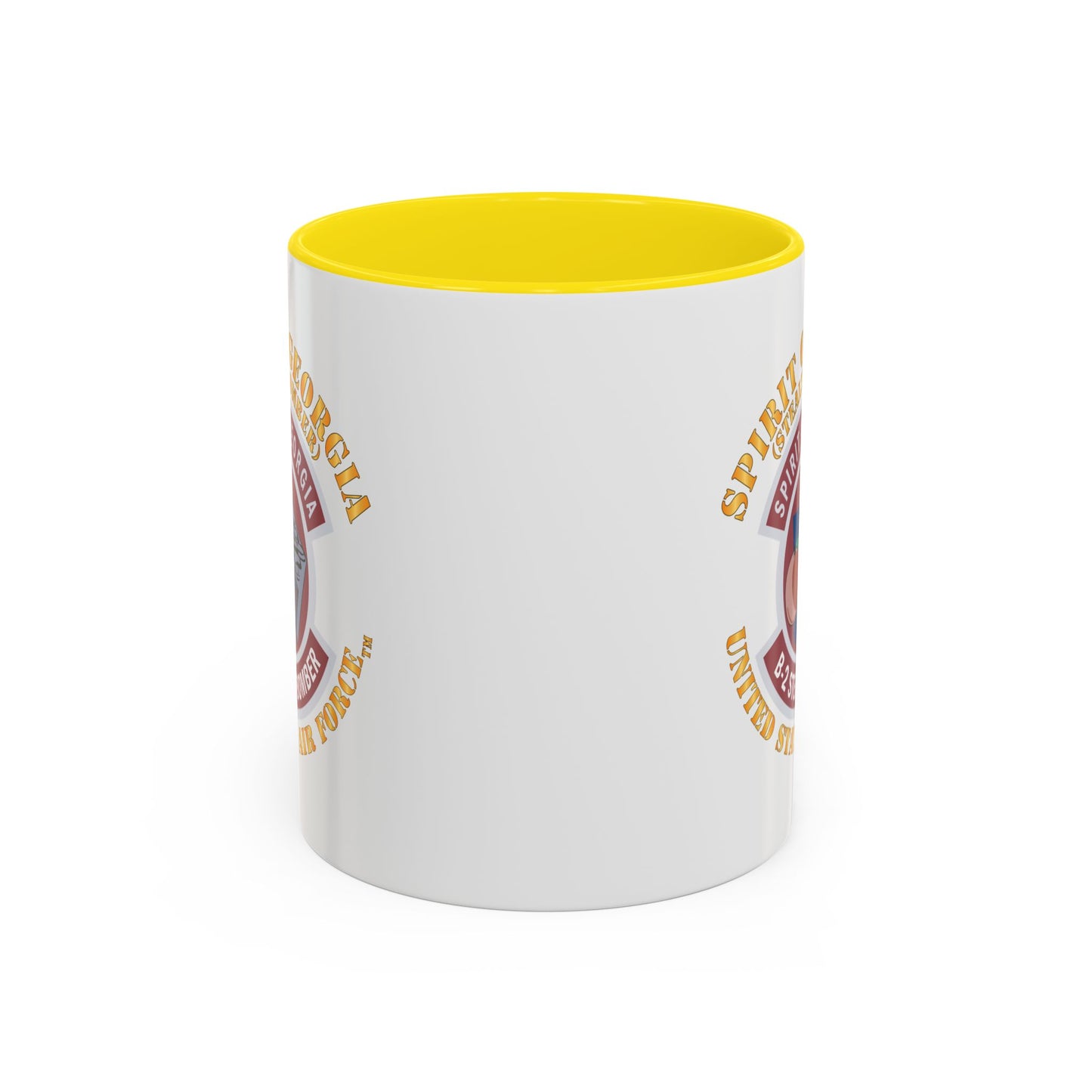 Accent Coffee Mug (11oz & 15oz) - USAF - B2 - Spirit of Georgia - Stealth Bomber X 300