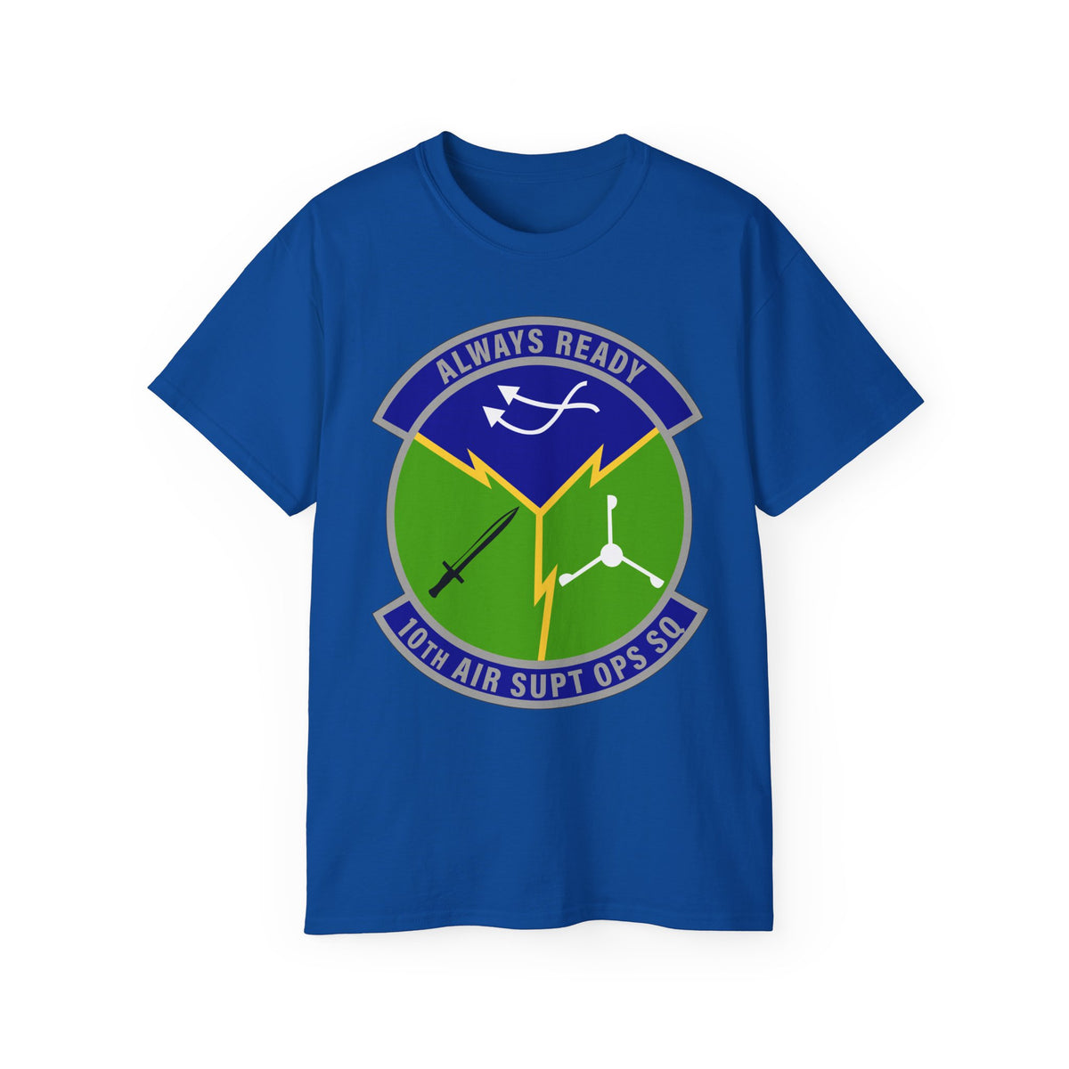 Unisex Ultra Cotton Tee - USAF - 10th Air Support Operations Squadron wo txt