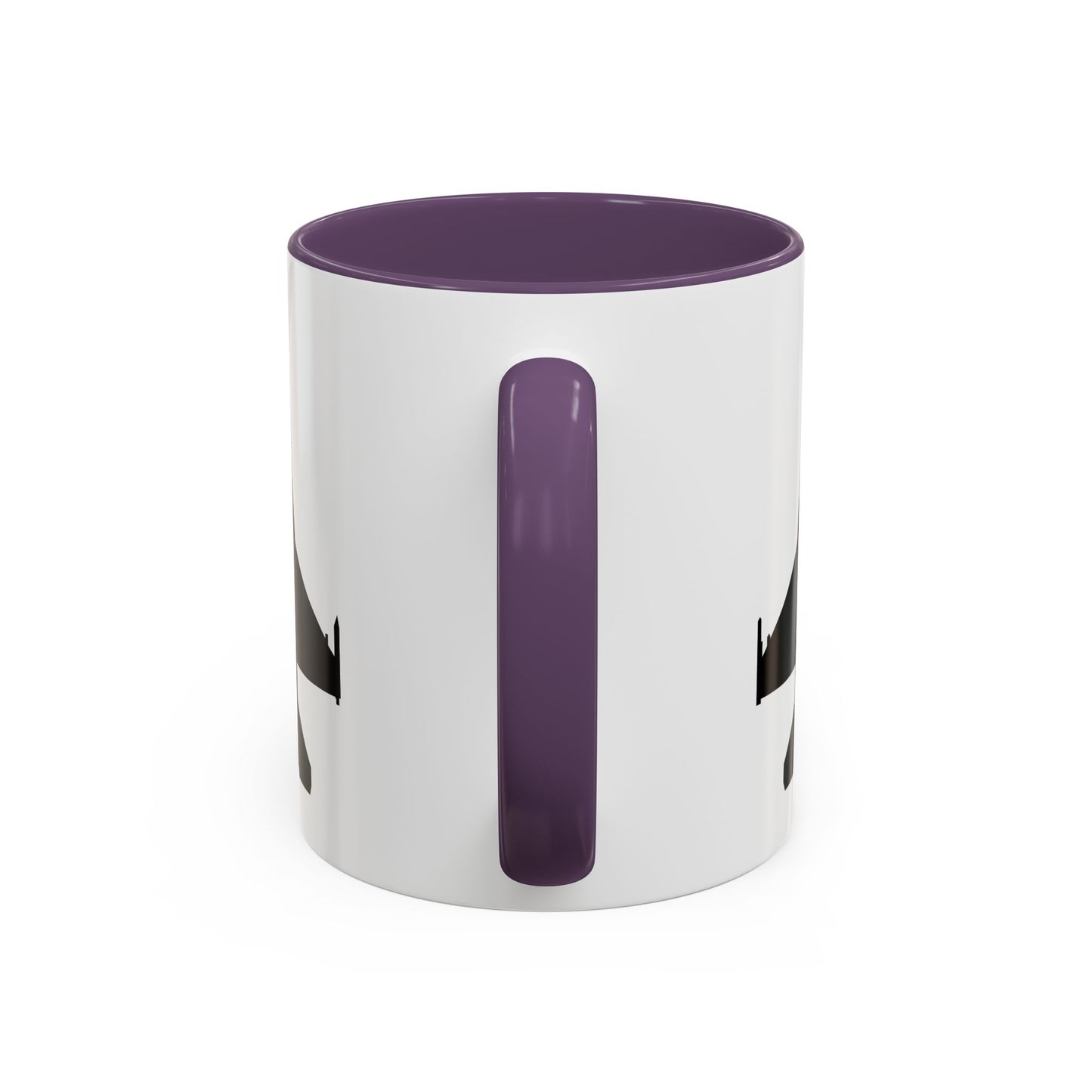 Accent Coffee Mug (11oz & 15oz) - Aircraft - F-16 -Top - Black wo Txt X 300