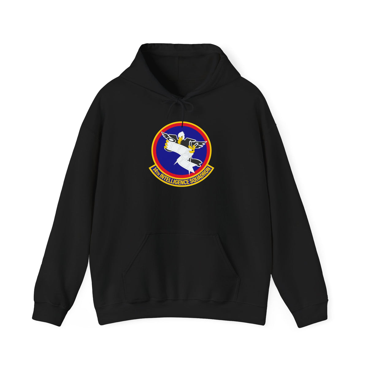 Unisex Heavy Blend Hooded Sweatshirt - USAF - 14th Intelligence Squadron wo txt