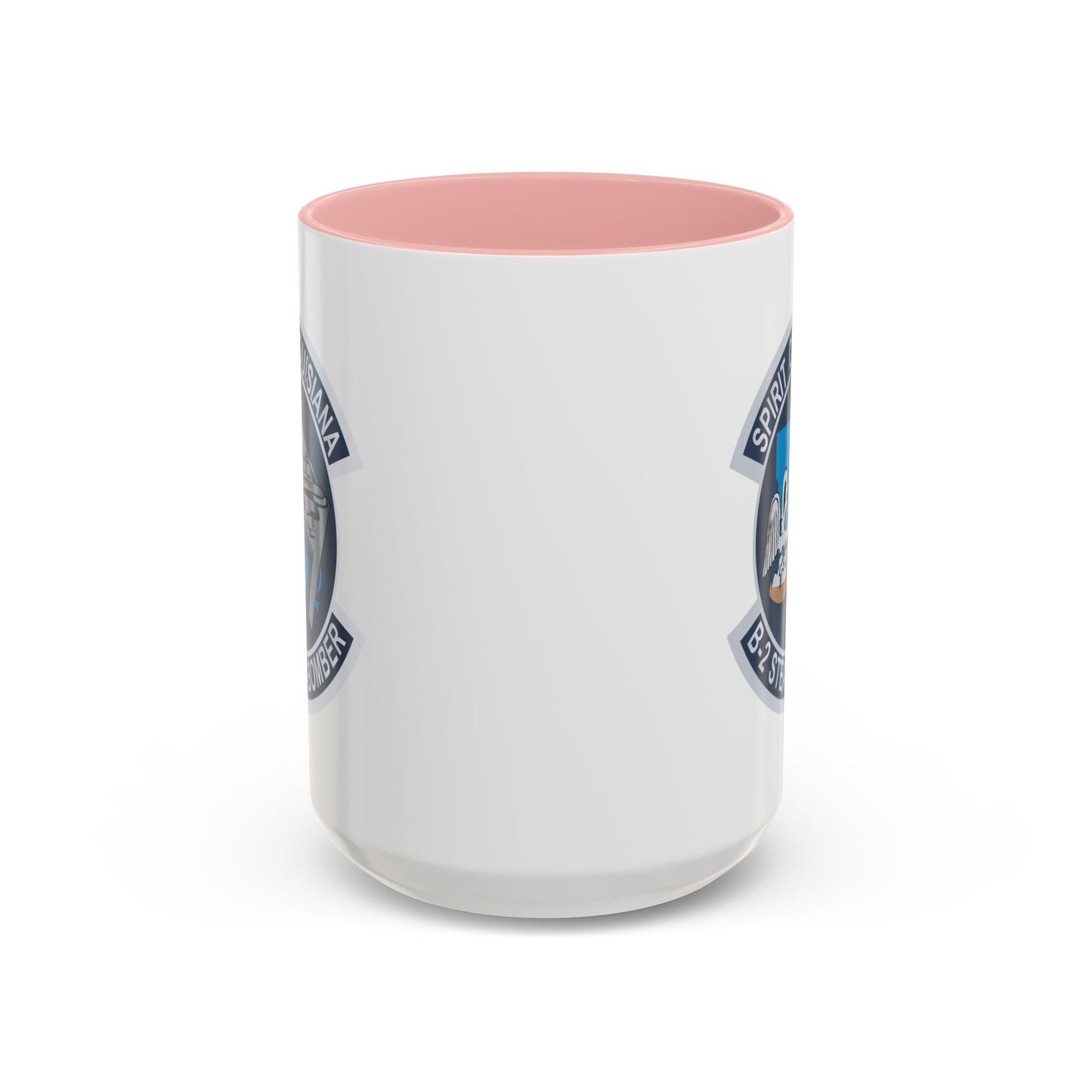 Accent Coffee Mug (11oz & 15oz) - USAF - B2 - Spirit of Louisiana - Stealth Bomber wo txt X 300