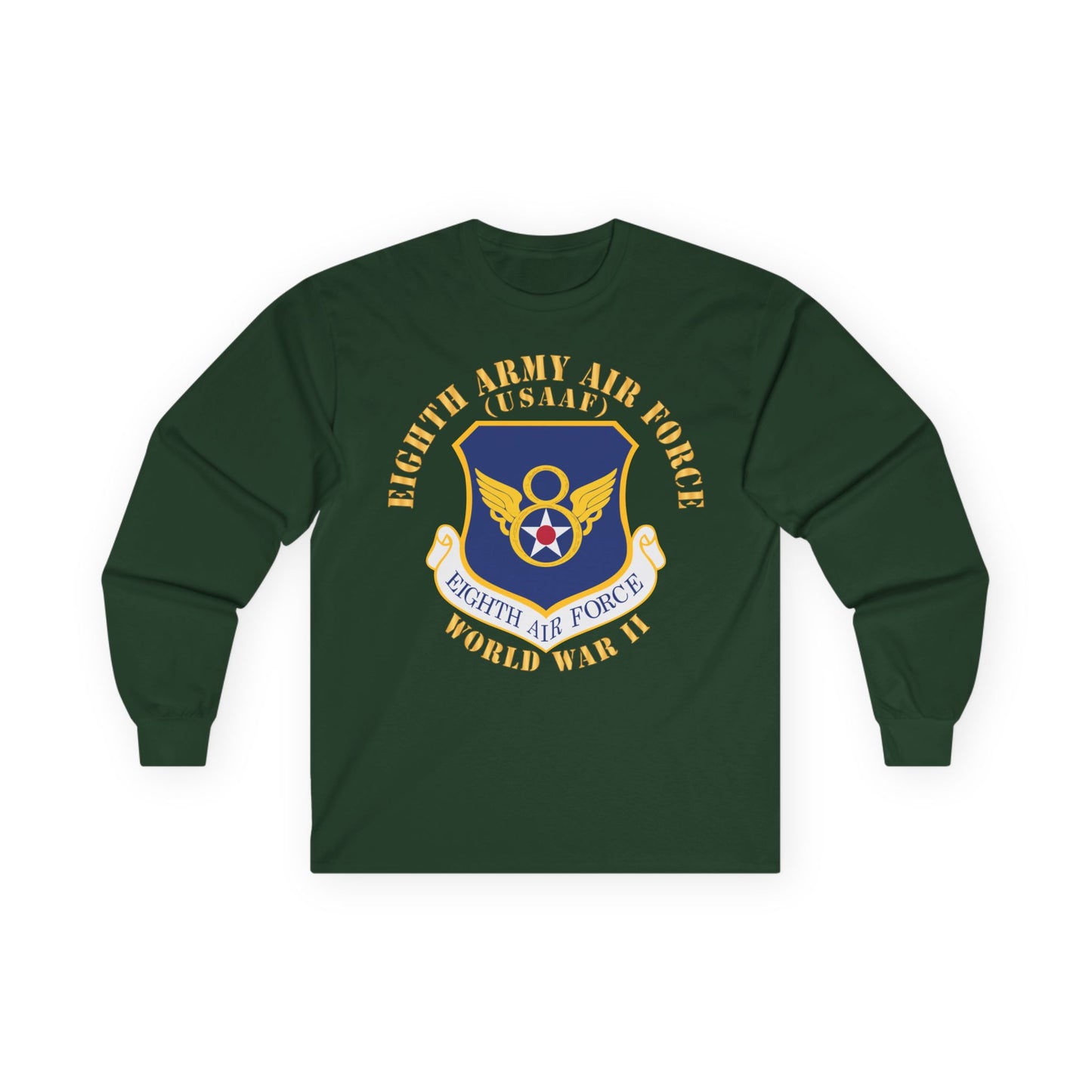 Unisex Ultra Cotton Long Sleeve Tee - USAF - 8th Air Force - WWII X 300