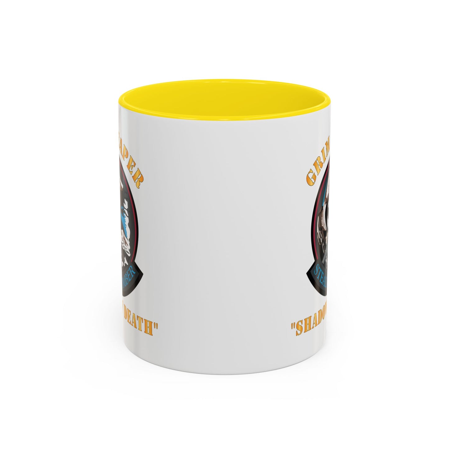 Accent Coffee Mug (11oz & 15oz) - USAF - B2 - Grim Reaper - Stealth Bomber X 300