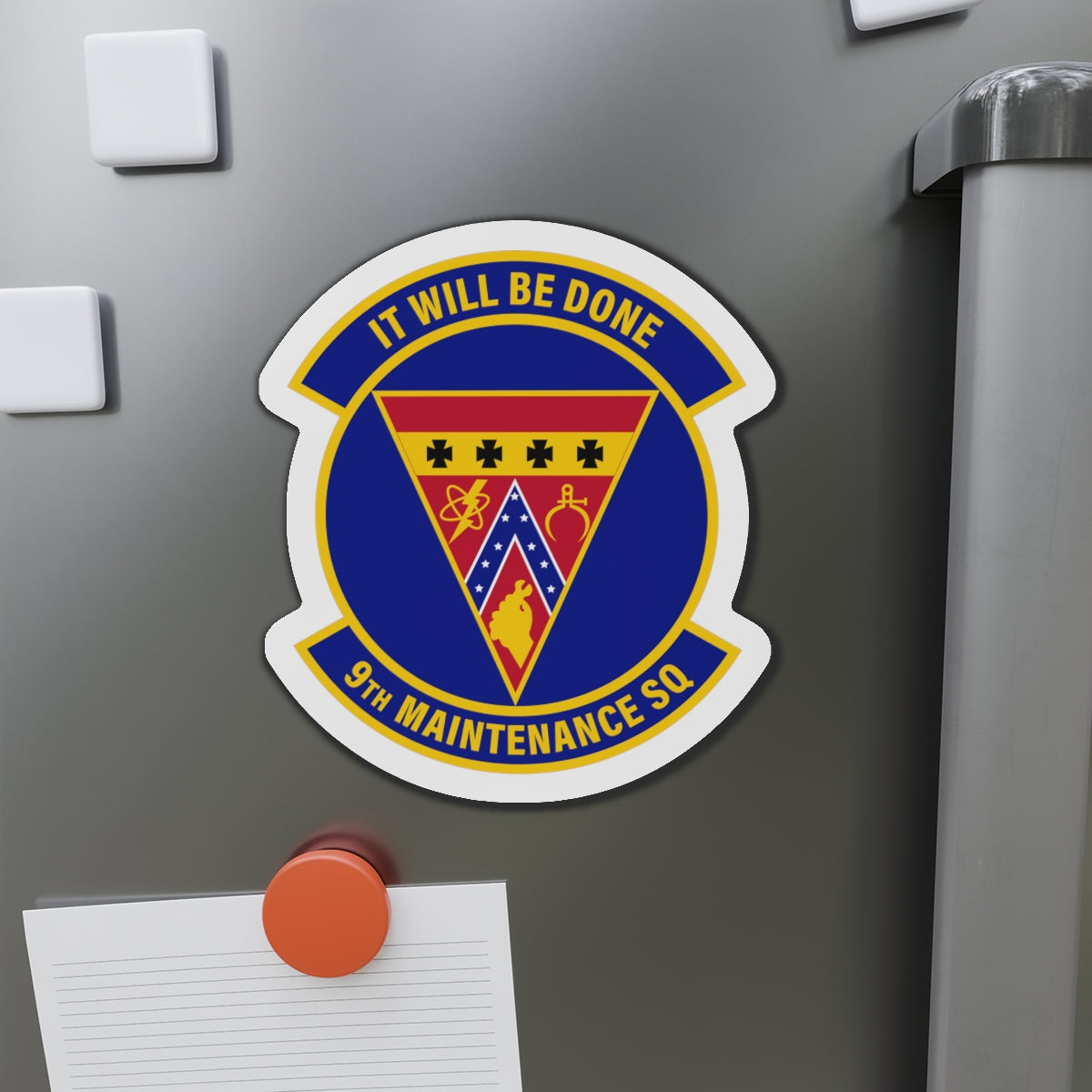 Die-Cut Magnet - USAF - 9th Maintenance Squadron wo txt X 300