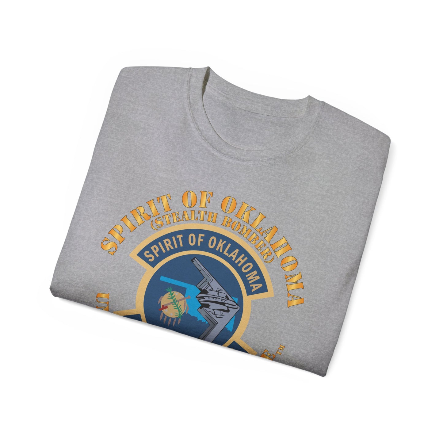 Unisex Ultra Cotton Tee - USAF - B2 - Spirit of Oklahoma - Stealth Bomber X 300