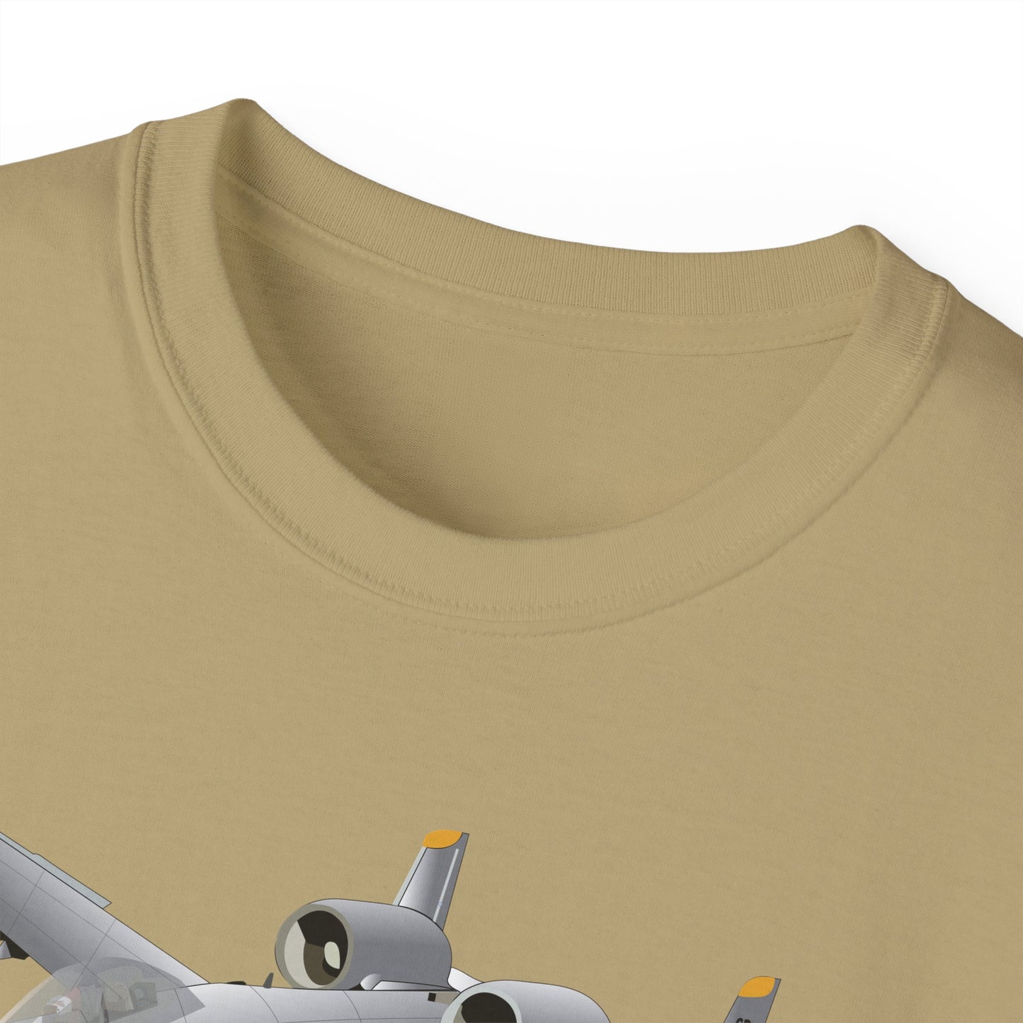 Unisex Ultra Cotton Tee - Aircraft - A10 - Front - Top - Oblique X 300