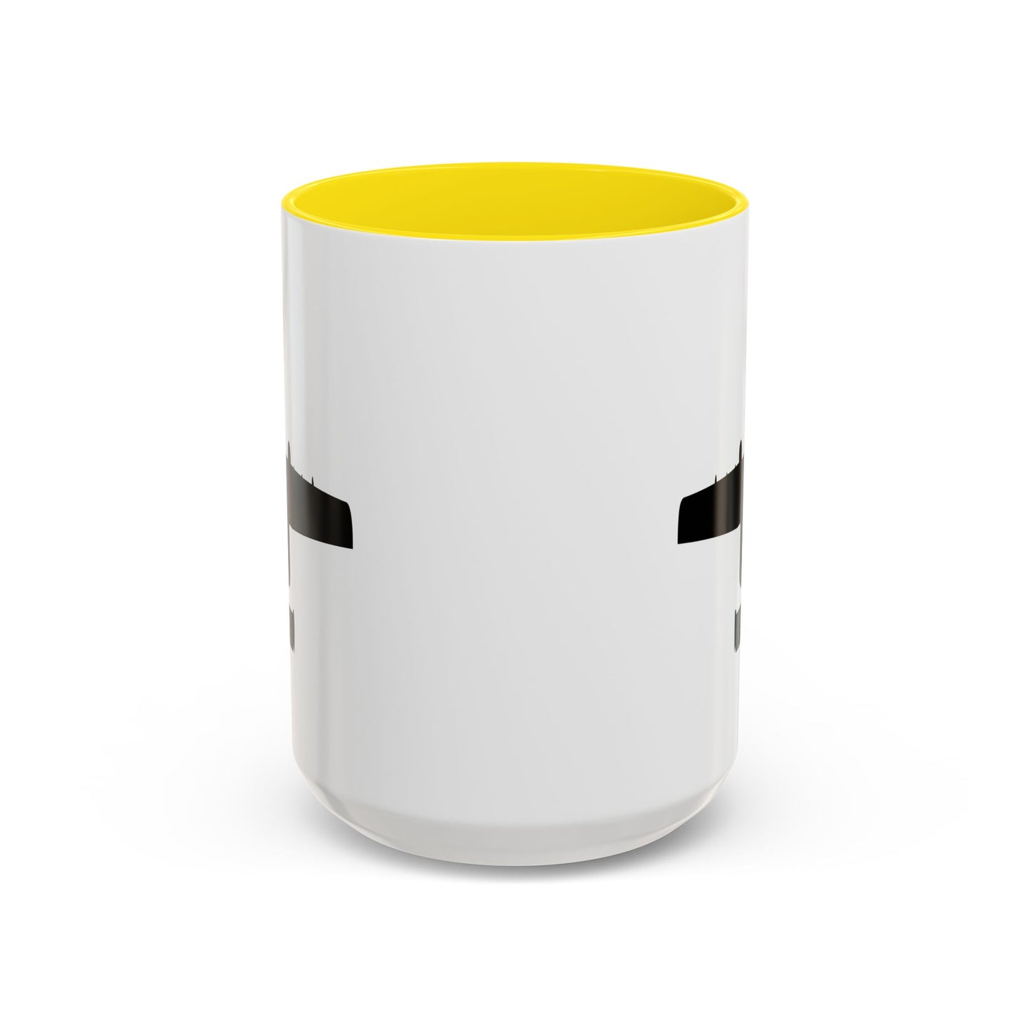 Accent Coffee Mug (11oz & 15oz) - Aircraft - USAF - A-10 Thunderbolt II - Top - Silhouette X 300