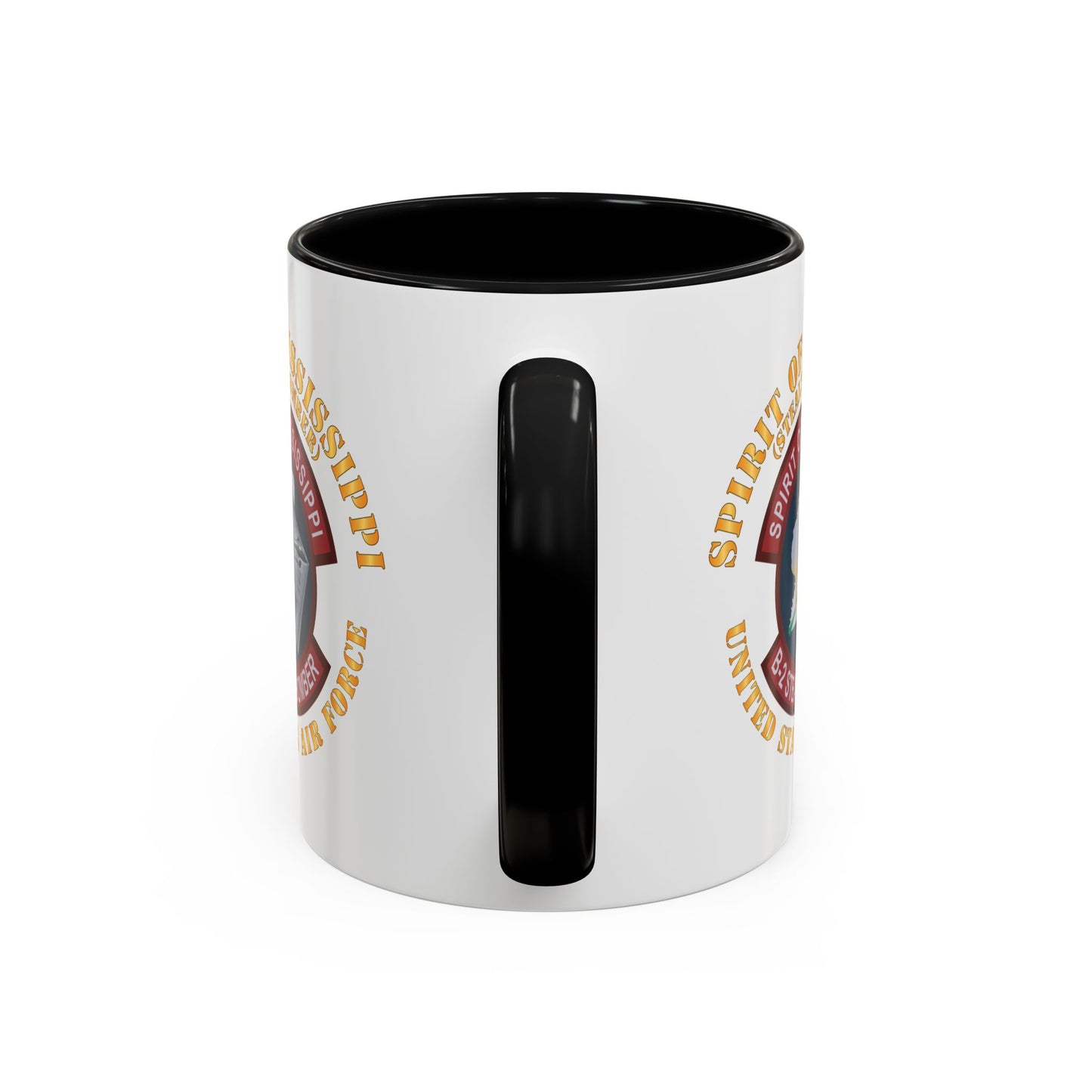 Accent Coffee Mug (11oz & 15oz) - USAF - B2 - Spirit of Mississippi - Stealth Bomber X 300