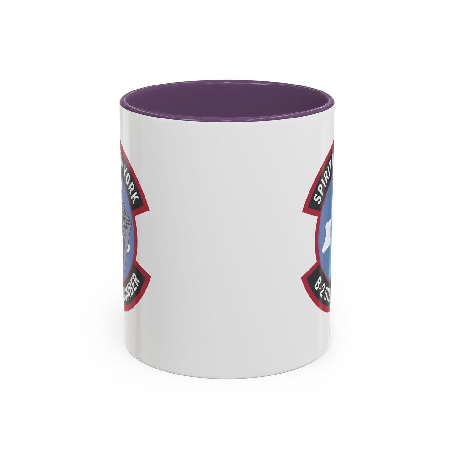 Accent Coffee Mug (11oz & 15oz) - USAF - B2 - Spirit of New York - Stealth Bomber wo txt X 300
