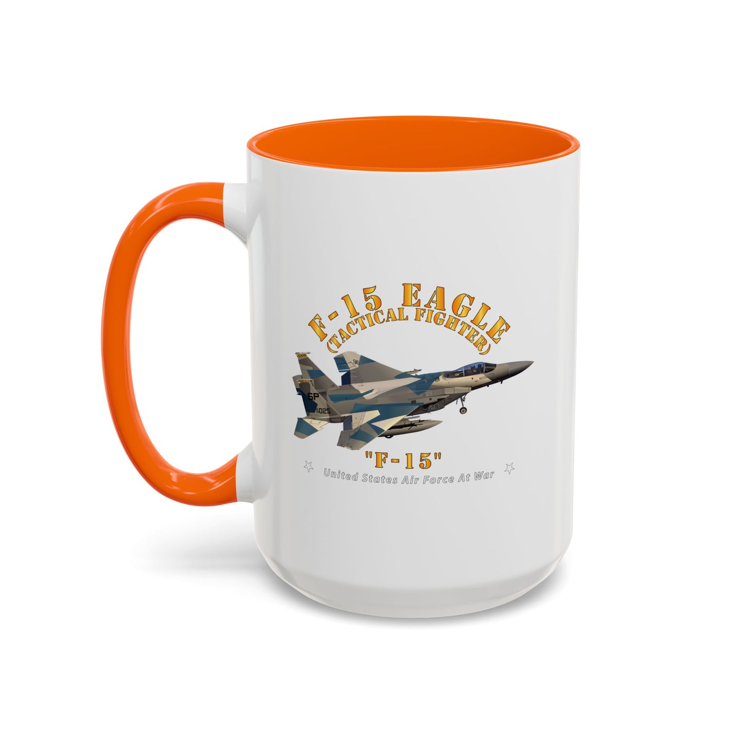 Accent Coffee Mug (11oz & 15oz) - USAF - F15 Eagle - F15