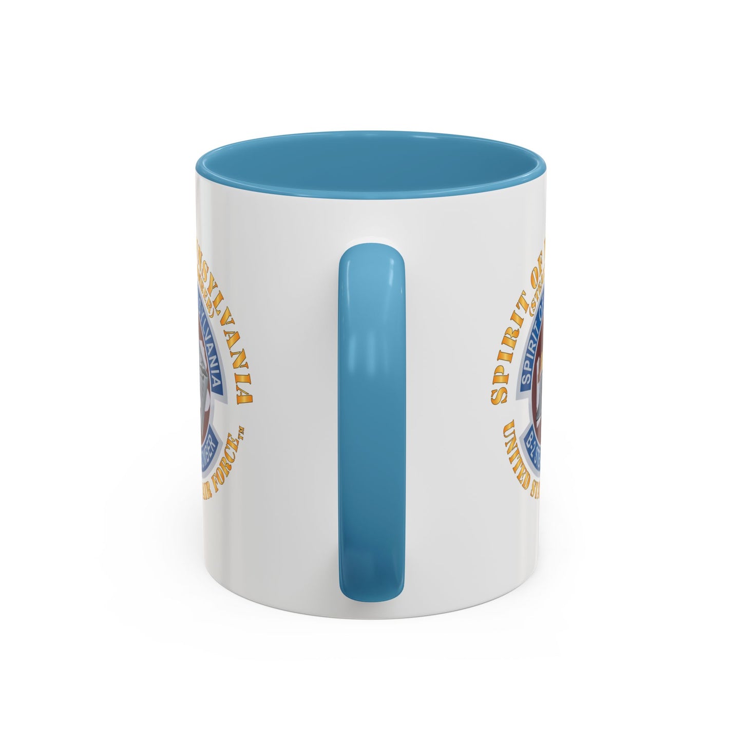 Accent Coffee Mug (11oz & 15oz) - USAF - B2 - Spirit of Pennsylvania Stealth Bomber X 300