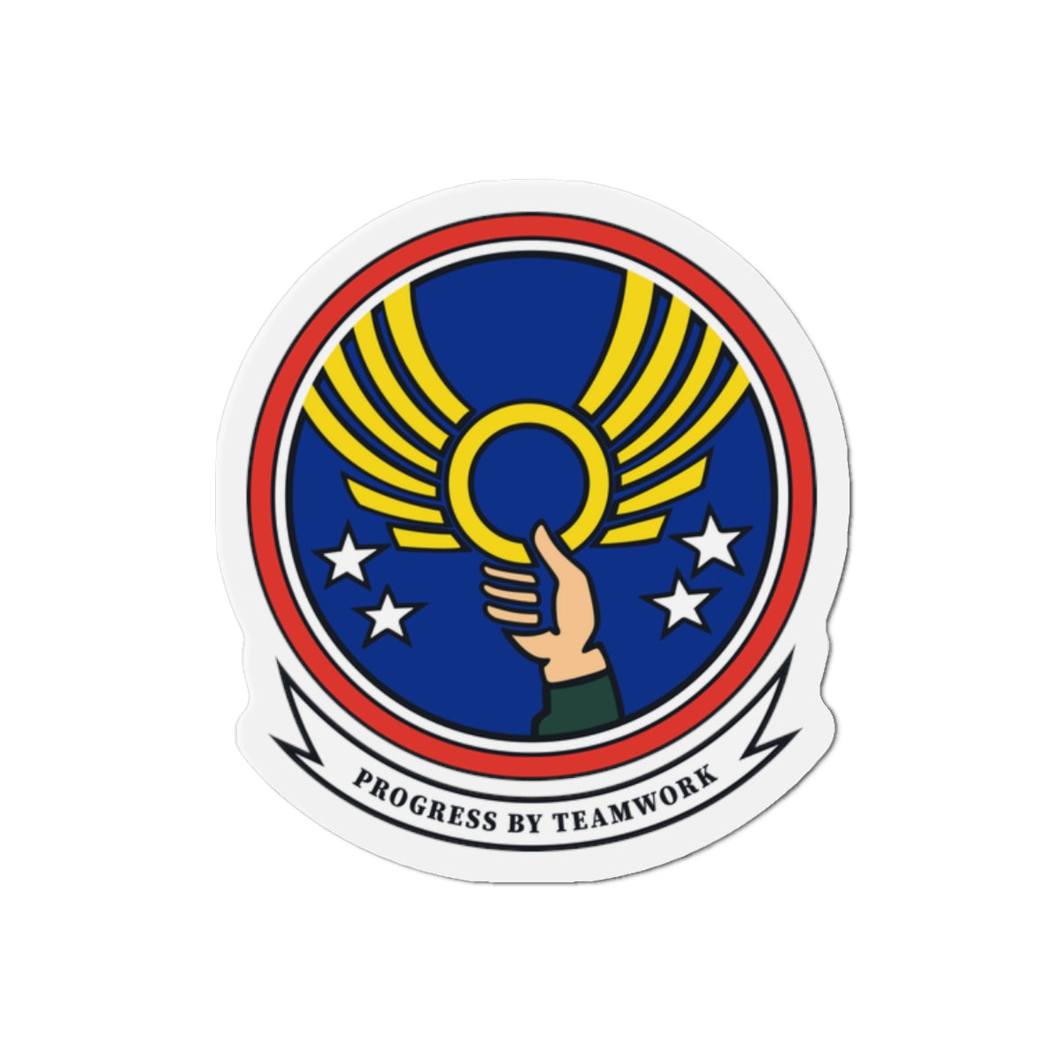 Die-Cut Magnet - USAF - 4th Civil Engineer Squadron wo txt X 300