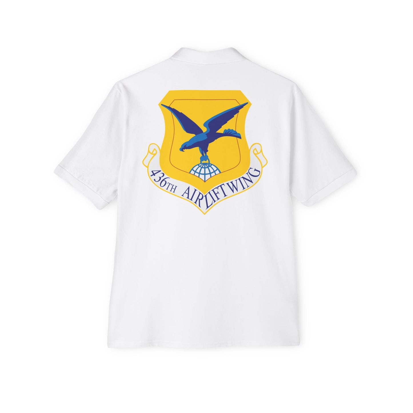 Men's Piqué Polo - USAF - 436th Airlift Wing wo Txt X 300