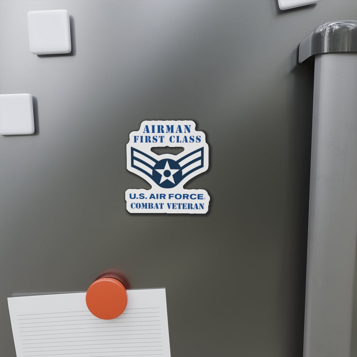 Die-Cut Magnet - USAF - Airman - First Class (E3) - 2020 - Combat Veteran