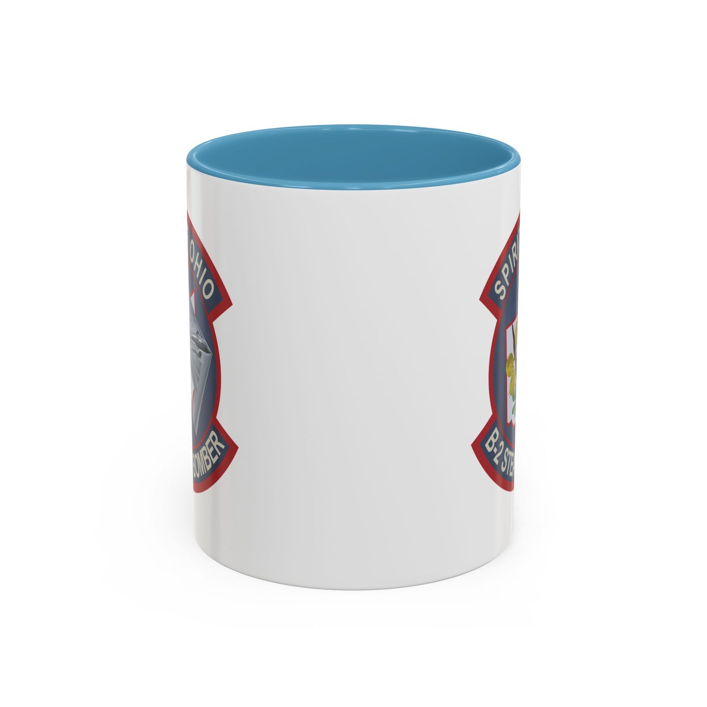 Accent Coffee Mug (11oz & 15oz) - USAF - B2 - Spirit of Ohio - Stealth Bomber wo txt X 300