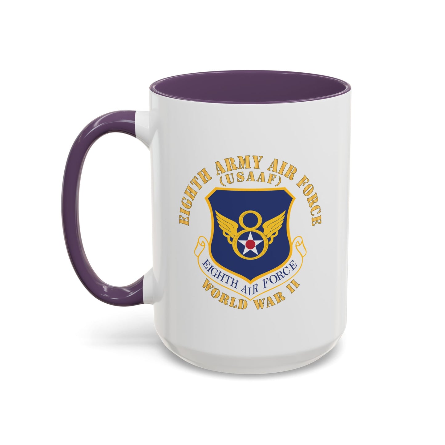 Accent Coffee Mug (11oz & 15oz) - USAF - 8th Air Force - WWII X 300