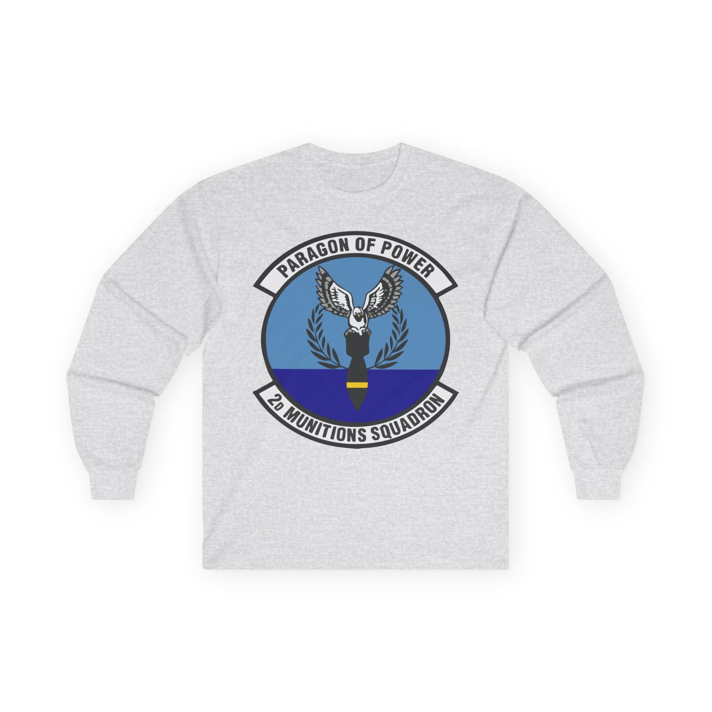 Unisex Ultra Cotton Long Sleeve Tee - USAF - 2nd Munitions Squadron wo txt
