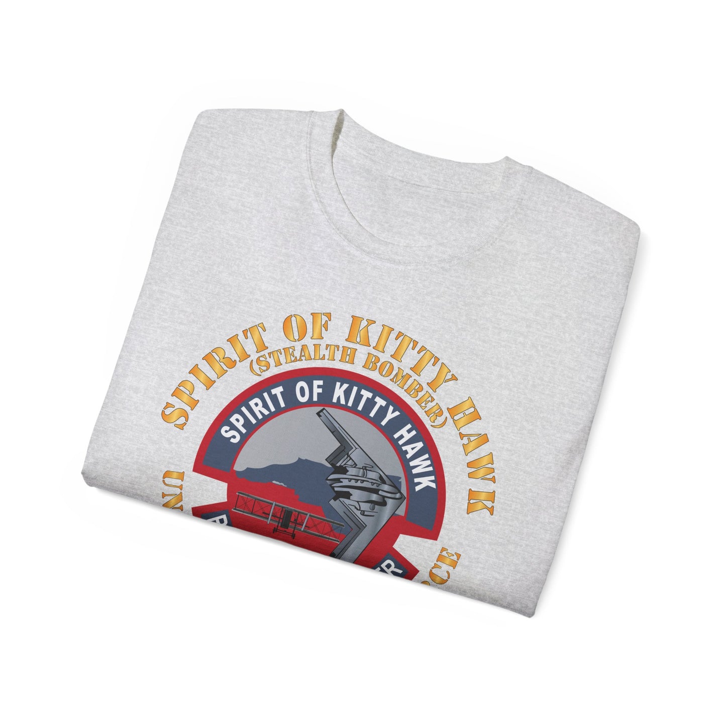 Unisex Ultra Cotton Tee - USAF - B2 - Spirit of Kitty Hawk - Stealth Bomber X 300