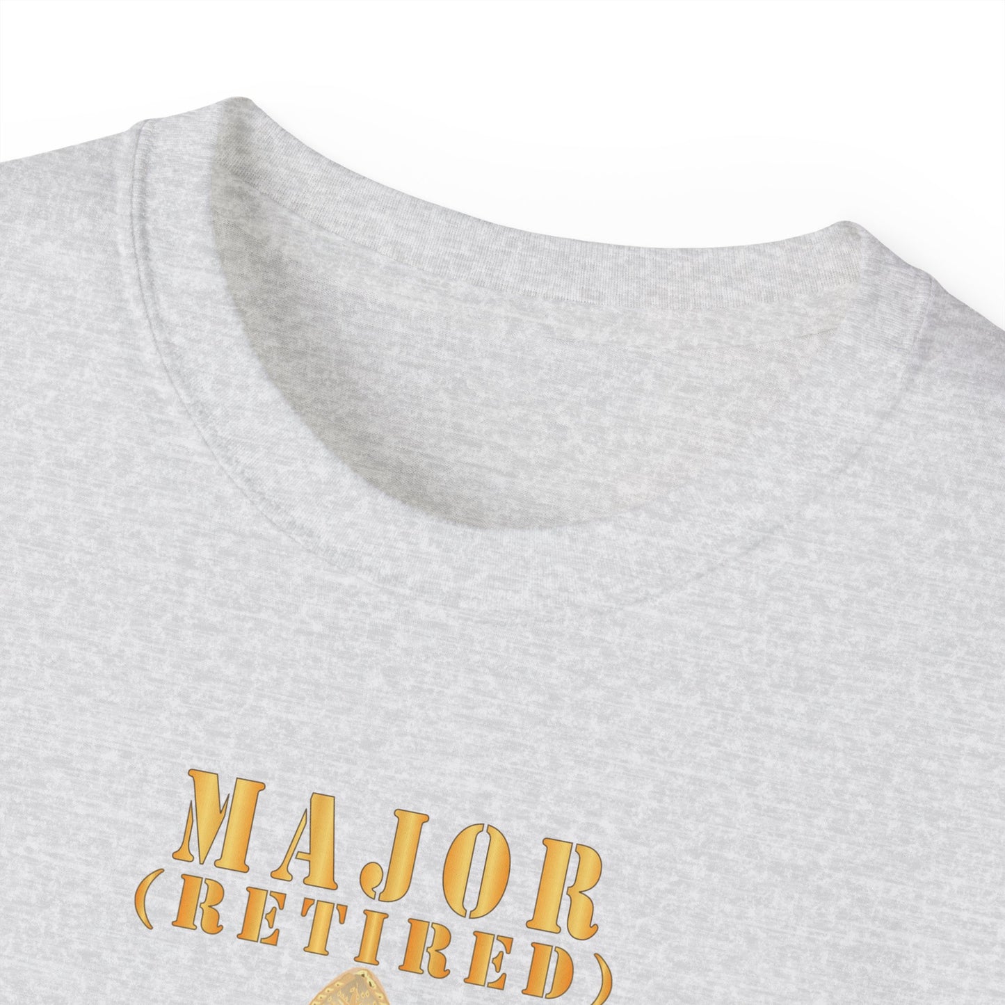 Unisex Ultra Cotton Tee - USAF - Major - MAJ - Retired X 300
