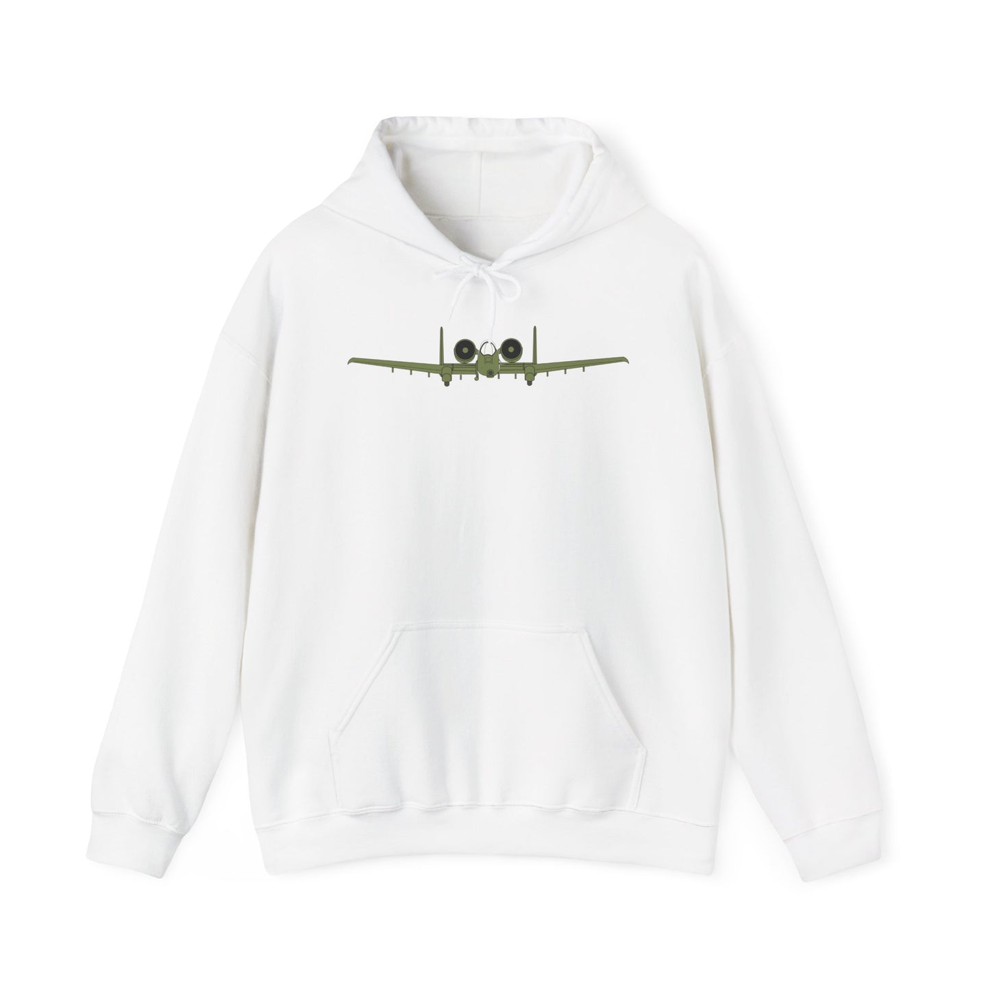 Unisex Heavy Blend Hooded Sweatshirt - Aircraft - USAF - A-10 Thunderbolt II - Front X 300