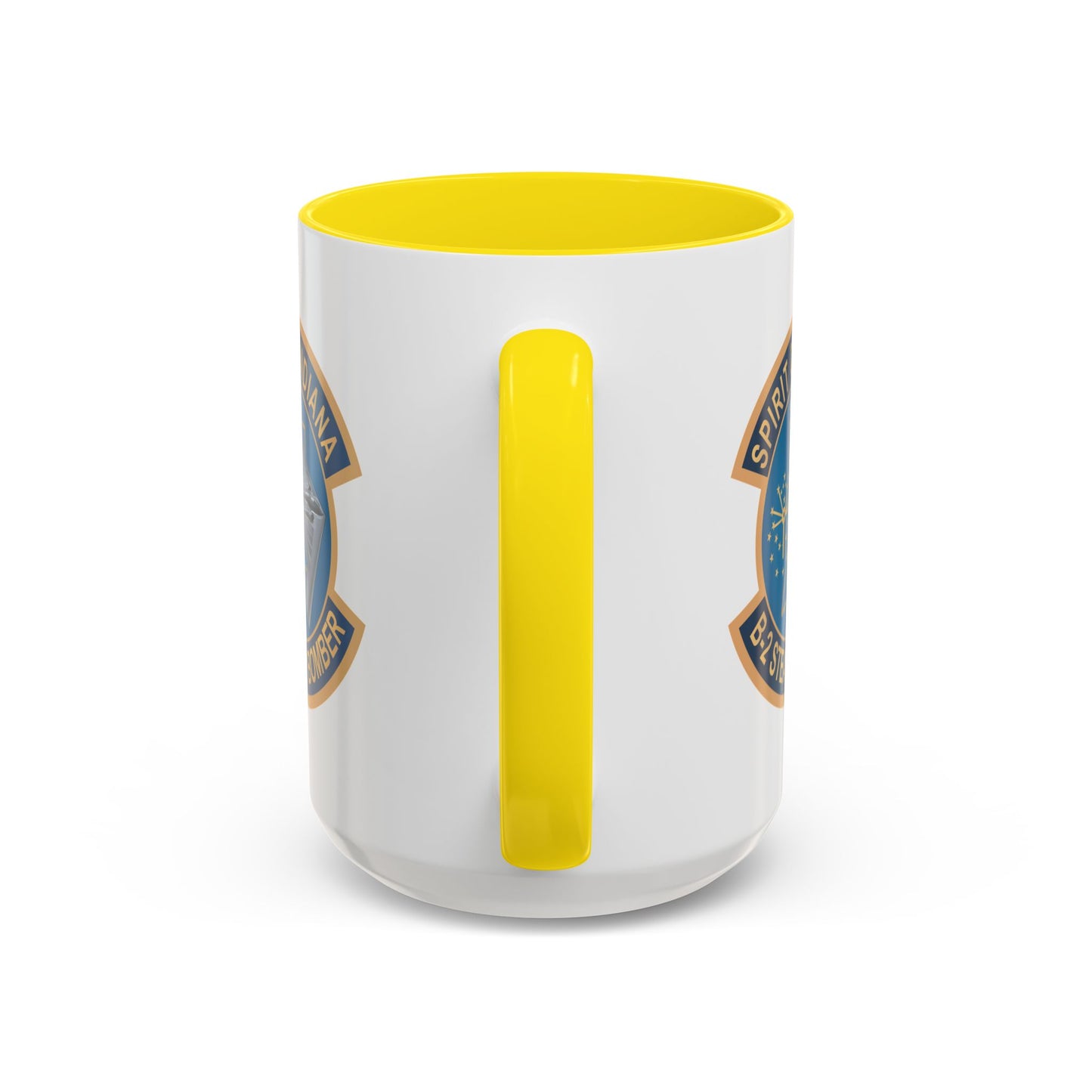 Accent Coffee Mug (11oz & 15oz) - USAF - B2 - Spirit of Indiana - Stealth Bomber wo txt X 300