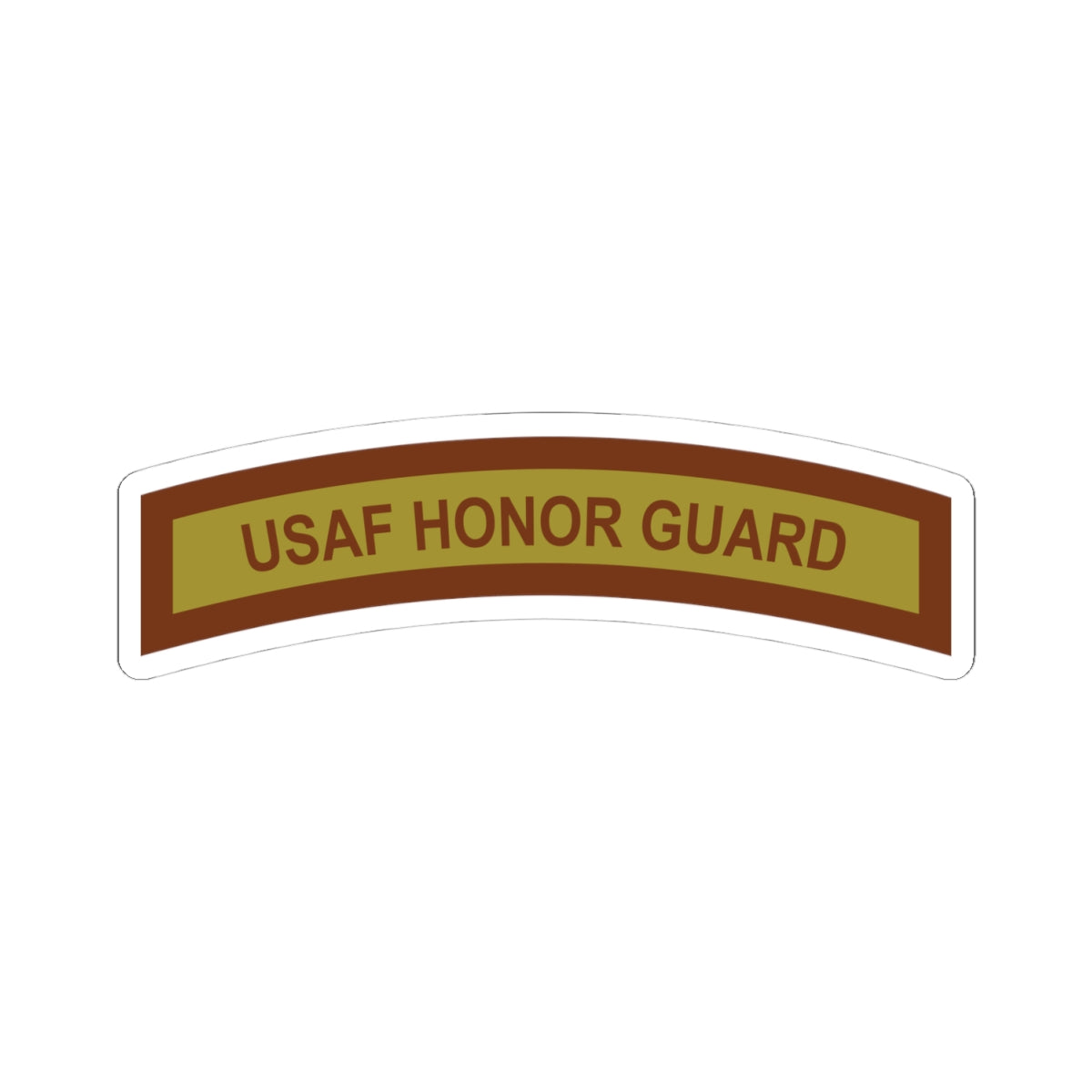 Kiss-Cut Stickers - USAF - Honor Guard Tab