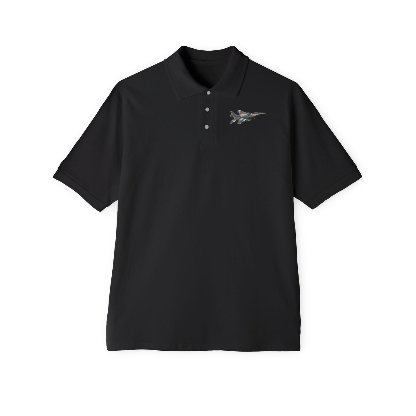 Men's Piqué Polo - USAF - F15 Eagle wo txt