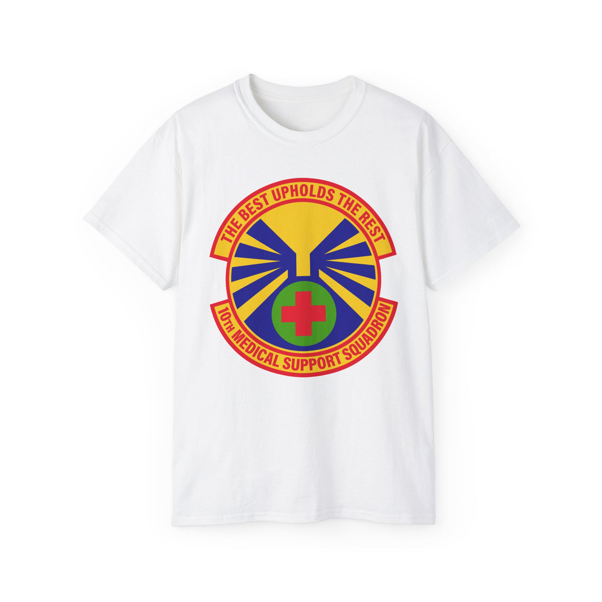 Unisex Ultra Cotton Tee - USAF - 10th Medical Support Squadron wo txt