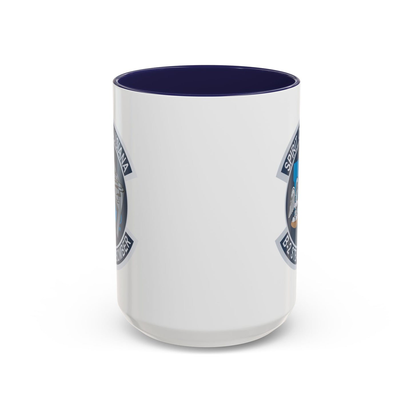 Accent Coffee Mug (11oz & 15oz) - USAF - B2 - Spirit of Louisiana - Stealth Bomber wo txt X 300