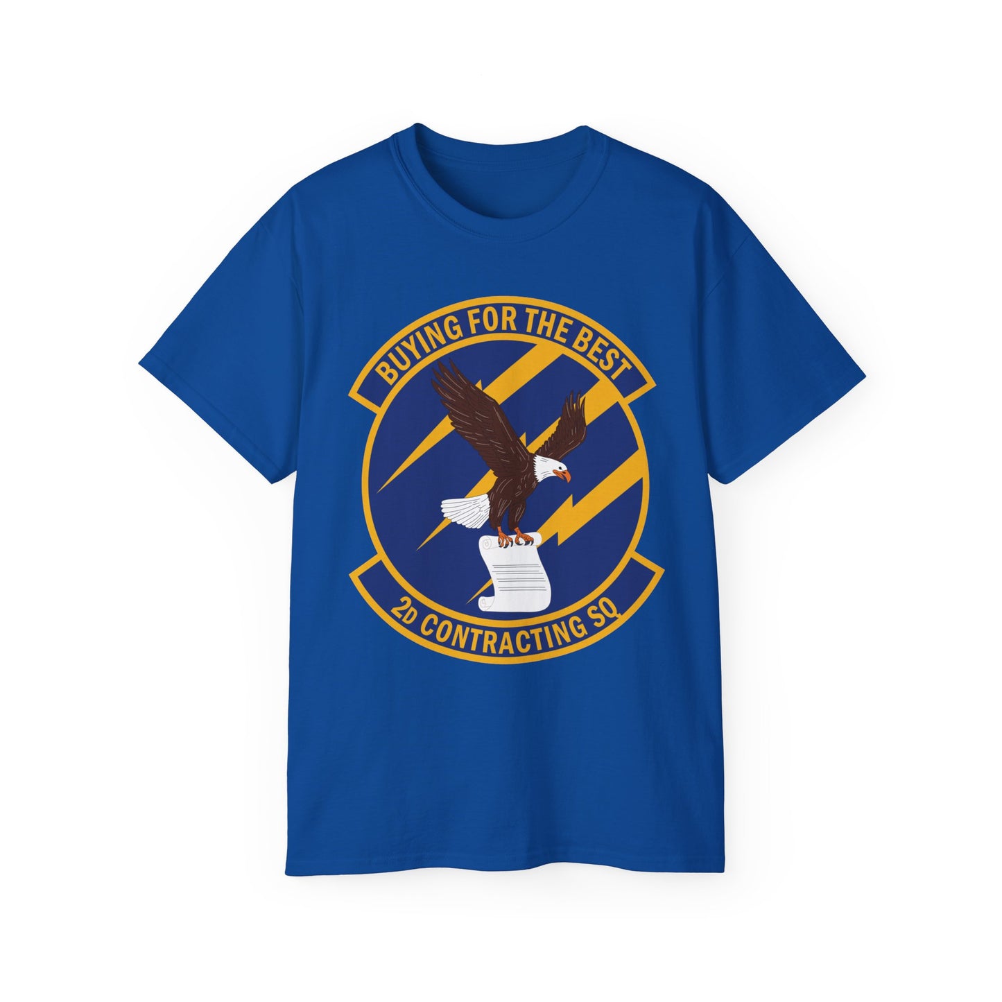 Unisex Ultra Cotton Tee -USAF - 2d Contracting Squadron wo txt