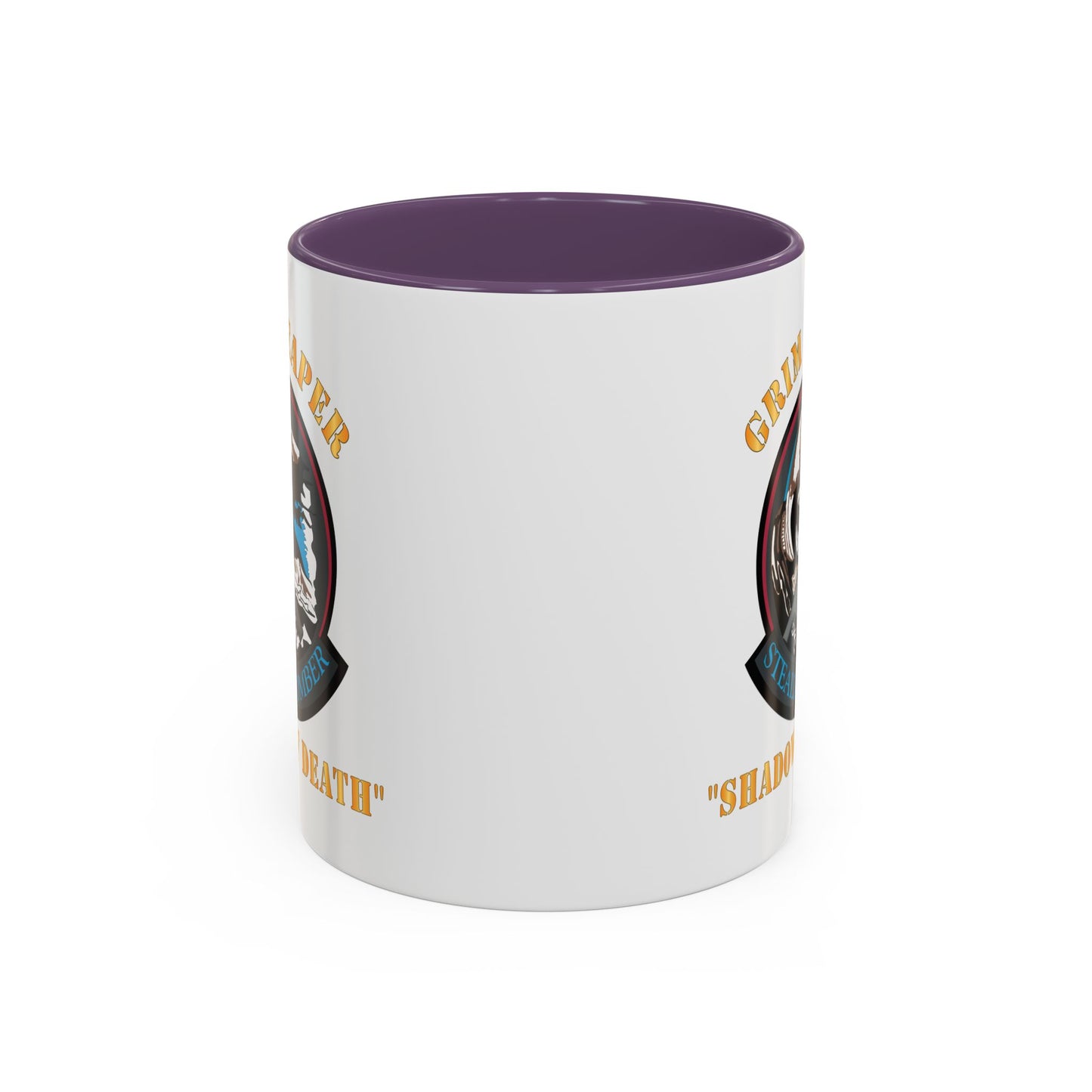 Accent Coffee Mug (11oz & 15oz) - USAF - B2 - Grim Reaper - Stealth Bomber X 300