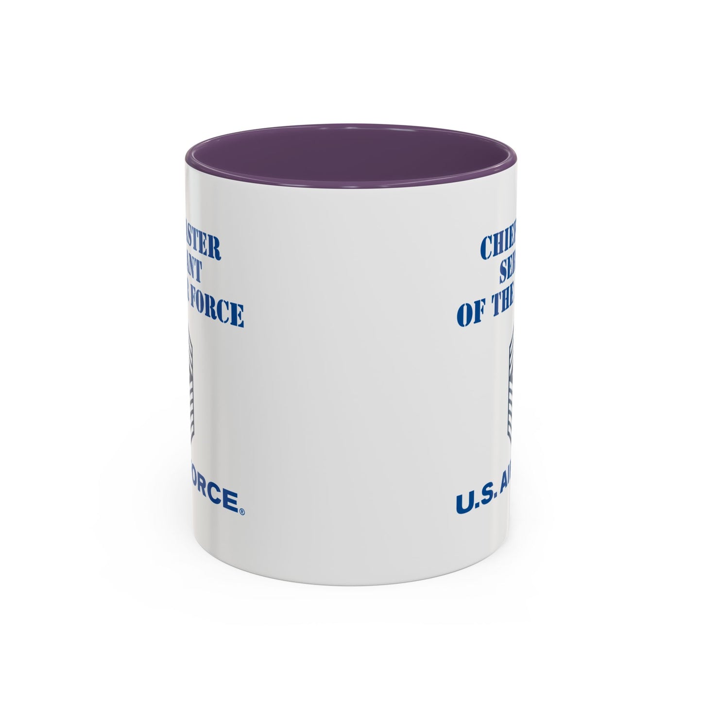 Accent Coffee Mug (11oz & 15oz) - USAF - Chief Master Sergeant of the Air Force (E9d) - US Air Force w Text X 300