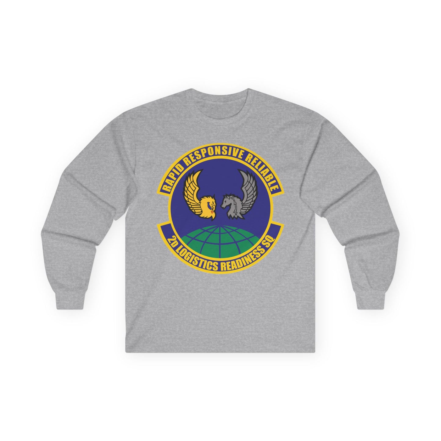 Unisex Ultra Cotton Long Sleeve Tee - USAF - 2d Logistics Readiness Squadron wo txt