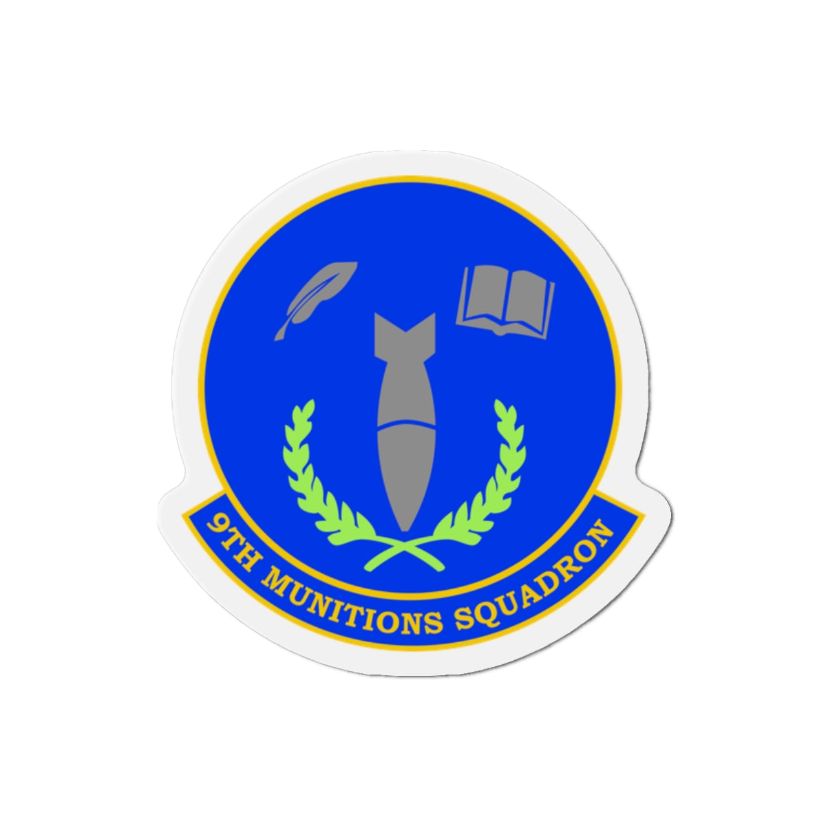 Die-Cut Magnet - USAF - 9th Munitions Squadron wo txt X 300