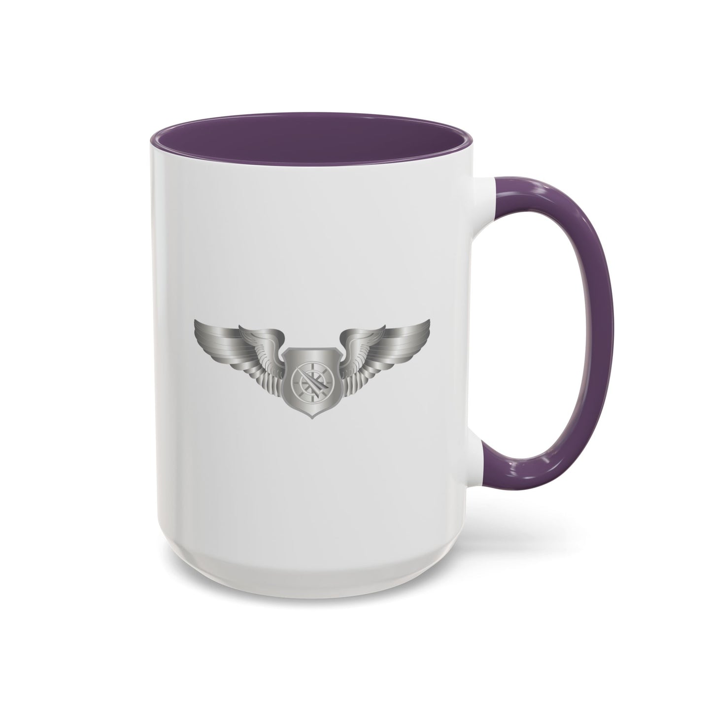 Accent Coffee Mug (11oz & 15oz) - USAF - Air Battle Manager - Basic Wings wo Txt