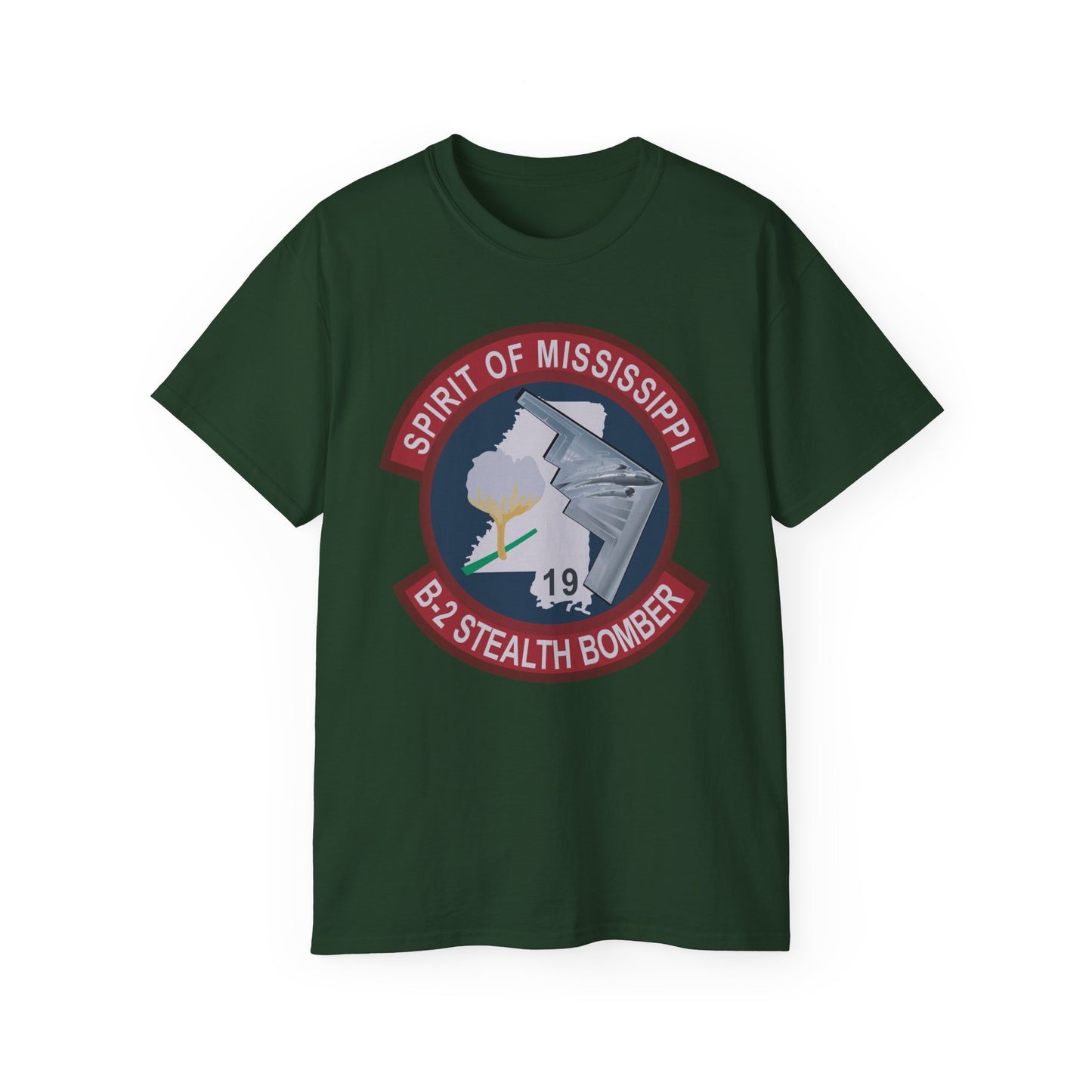 Unisex Ultra Cotton Tee - USAF - B2 - Spirit of Mississippi - Stealth Bomber wo txt X 300