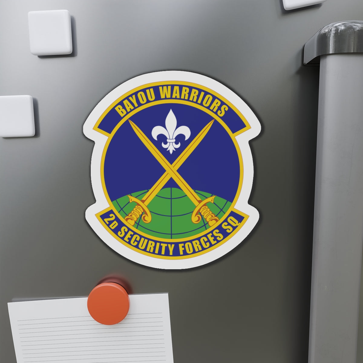 Die-Cut Magnet - USAF - 2nd Security Forces Squadron wo txt