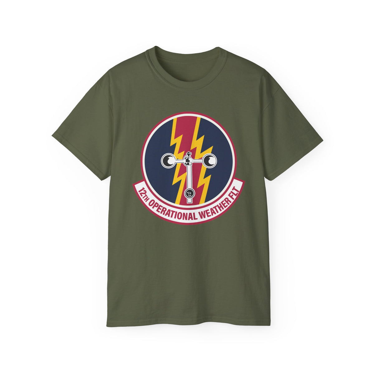 Unisex Ultra Cotton Tee - USAF - 12th Operational Weather Flight wo txt