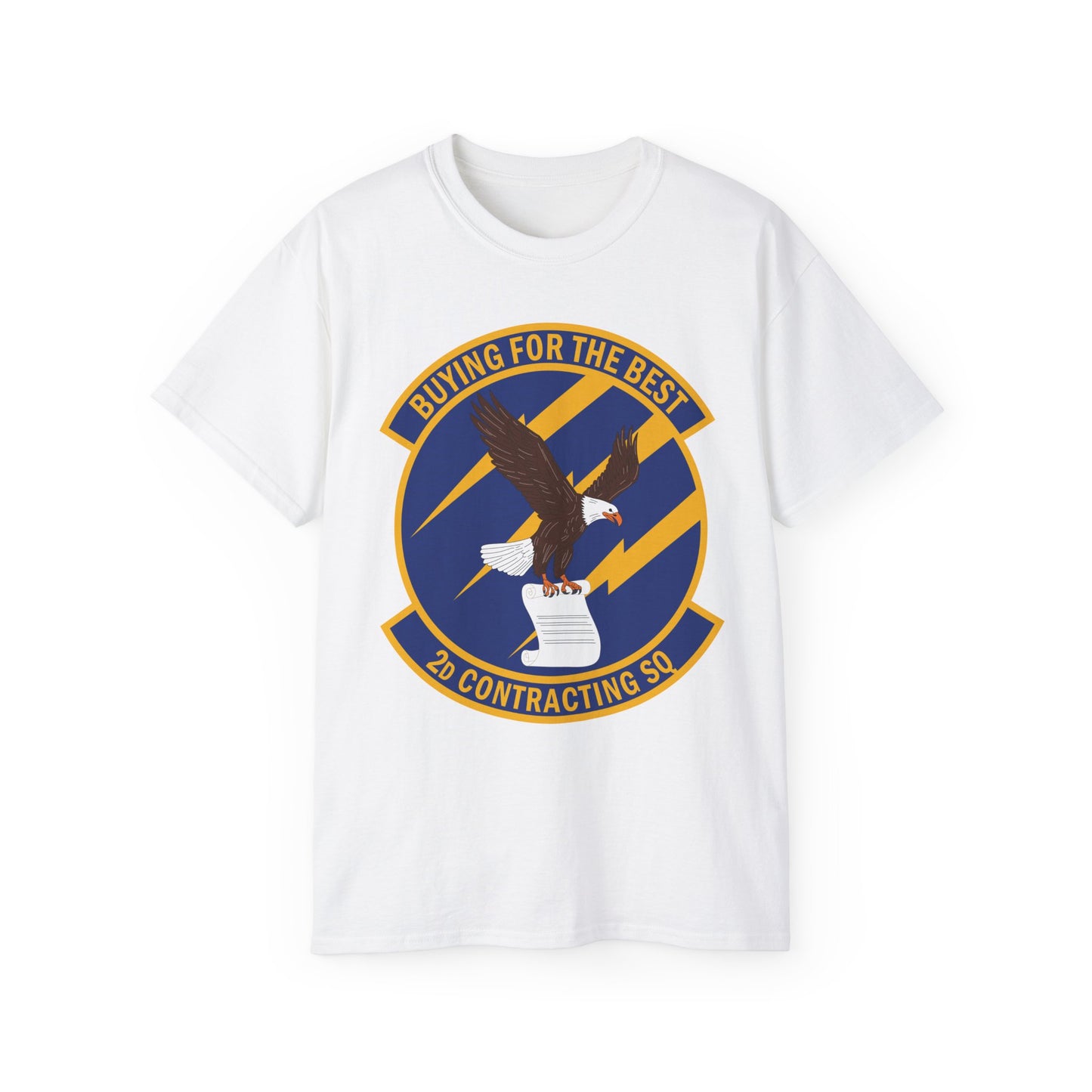 Unisex Ultra Cotton Tee -USAF - 2d Contracting Squadron wo txt