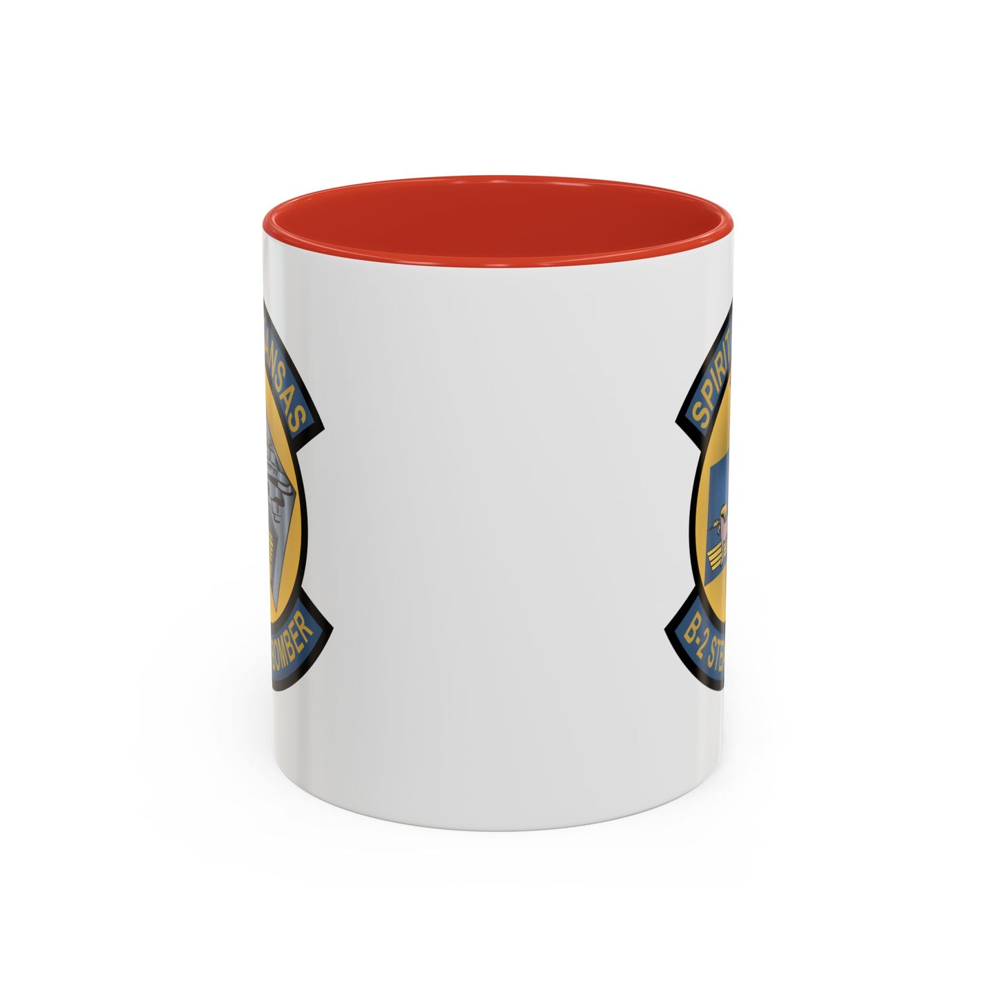 Accent Coffee Mug (11oz & 15oz) - USAF - B2 - Spirit of Kansas - Stealth Bomber wo txt X 300